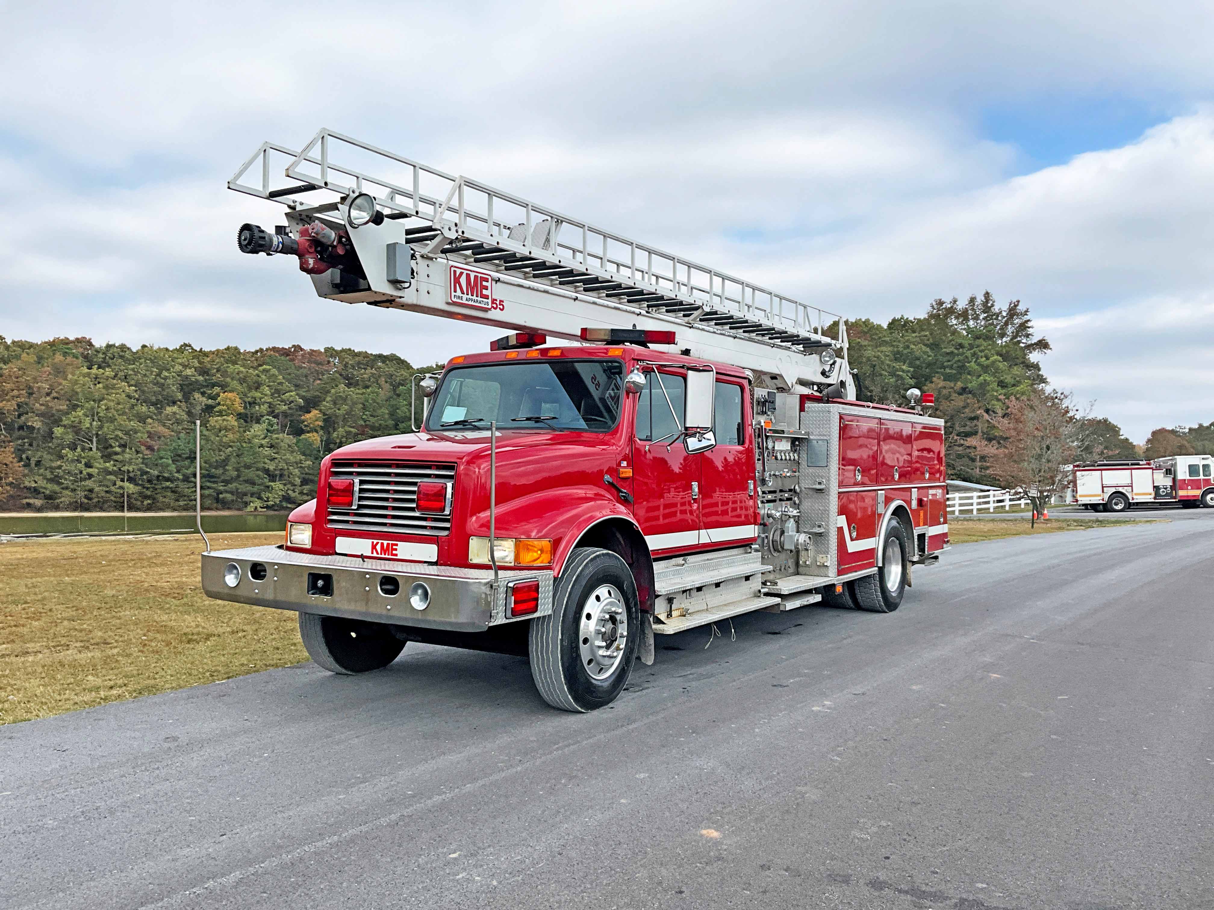 1992 KME International Commercial 55' Aerial Firetrucks Unlimited