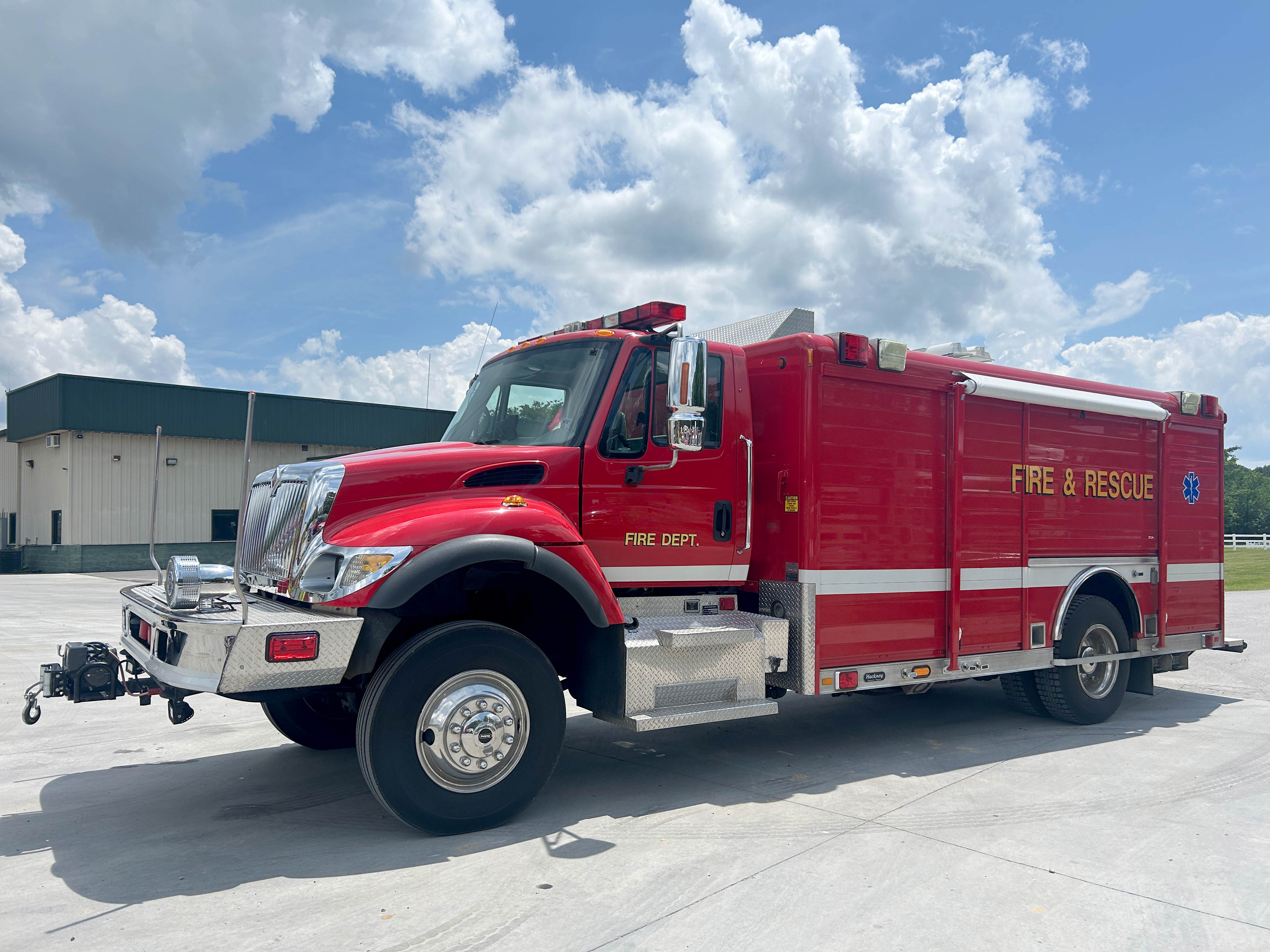 2003 Hackney International 4x4 Commercial Wet Rescue | Firetrucks Unlimited