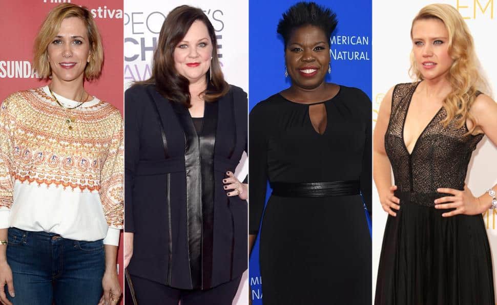 Your Female Ghostbusters Are Kristen Wiig, Melissa McCarthy, Kate McKinnon, and Leslie Jones