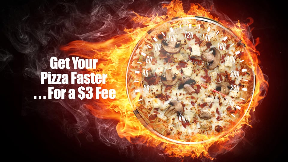 Pizza taking too long? Papa John’s Will Make Your Pizza Faster . . . For a $3 Fee