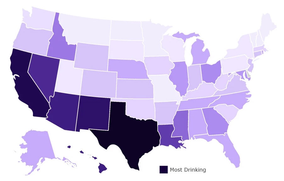 Which States Have Been Drinking the Most While We're in Quarantine? 1 Which States Have Been Drinking the Most While We're in Quarantine?