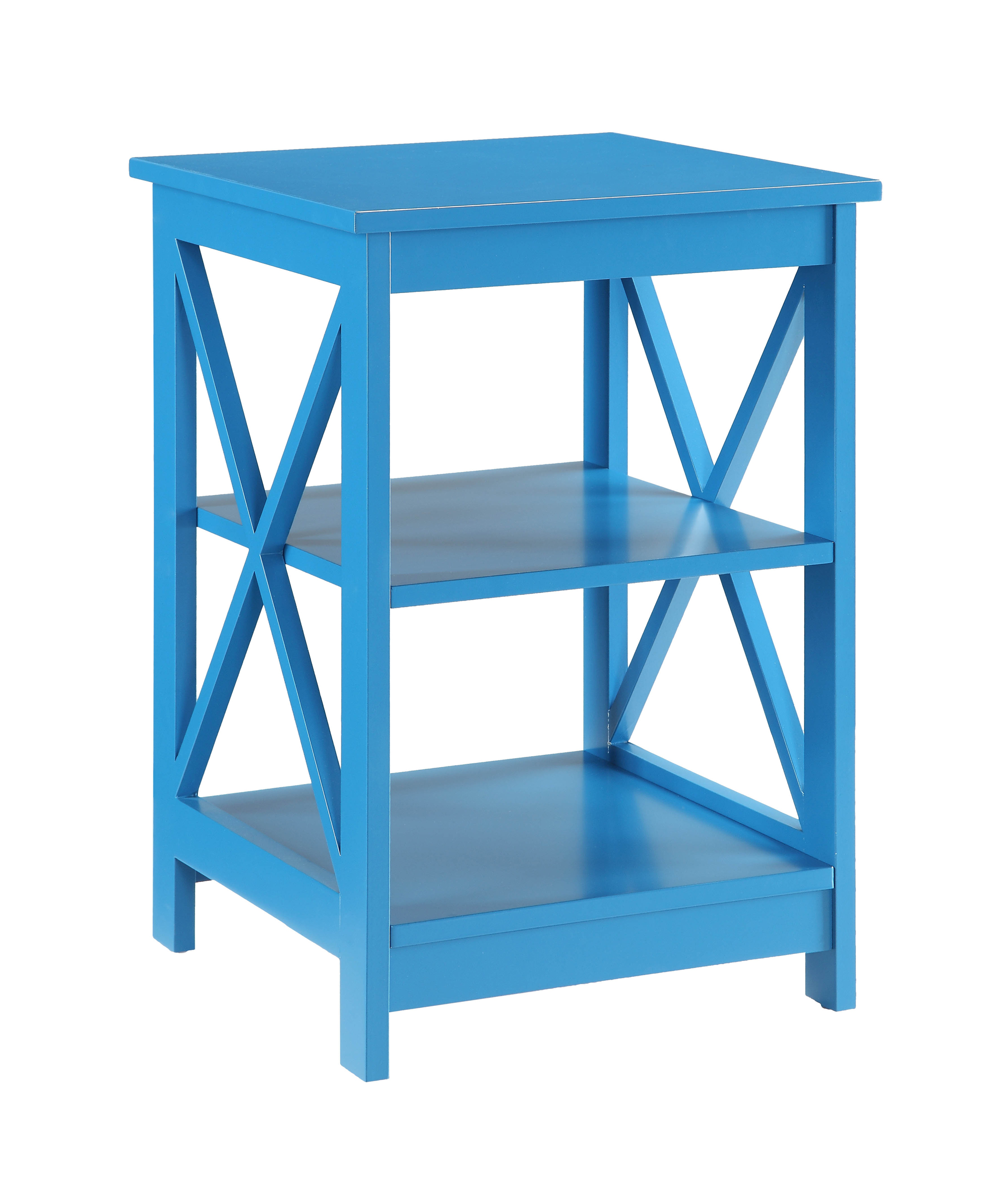 Oxford End Table 203085BE, Blue Finish eBay
