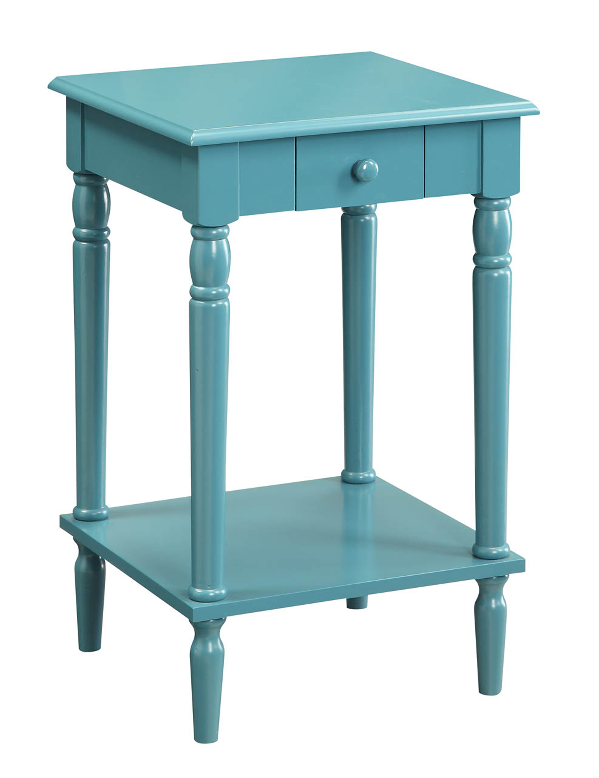 French Country End Table 6053185BE, Blue Finish 66513924004 eBay