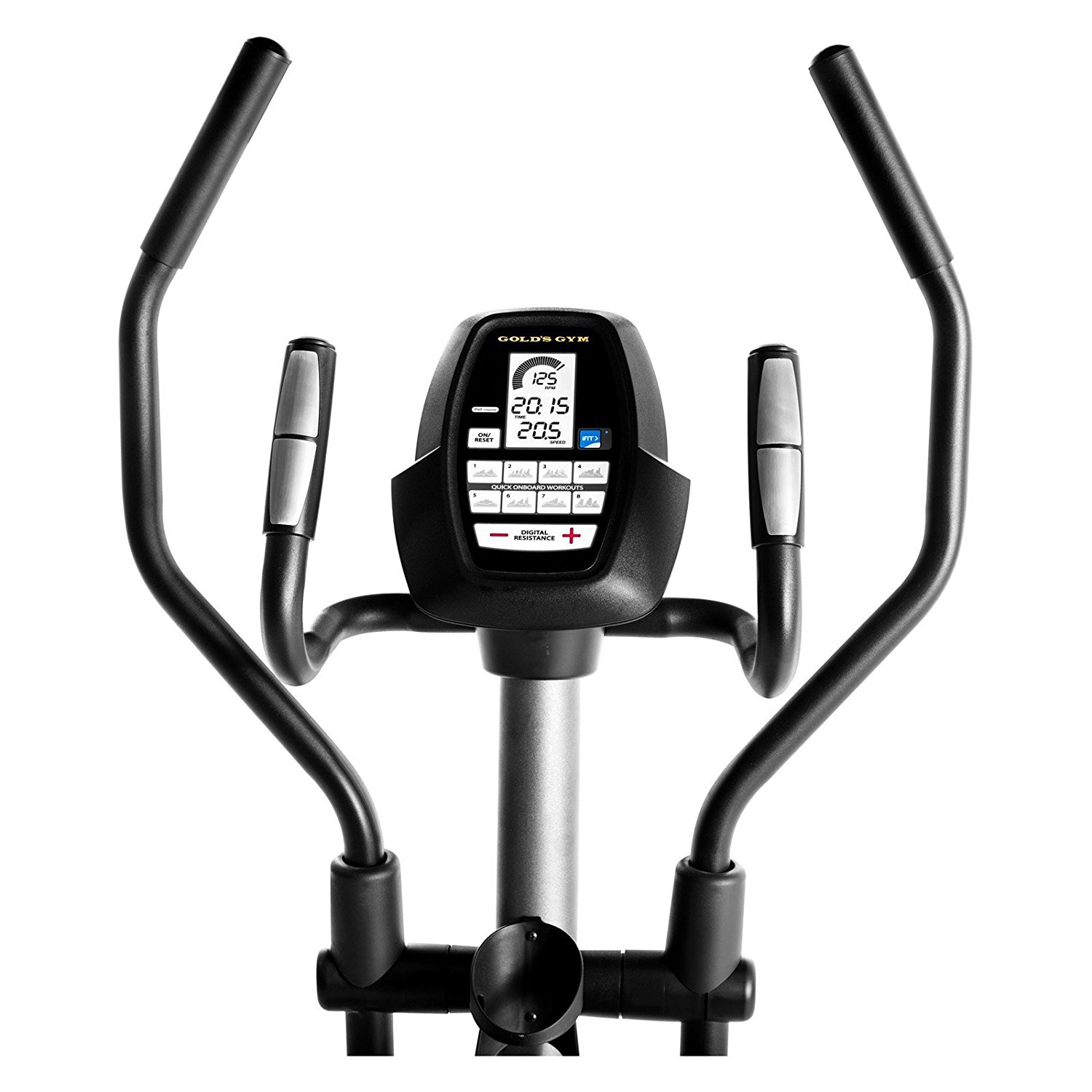 Golds Gym Stride Trainer 380 Elliptical with 8 Preset Workouts