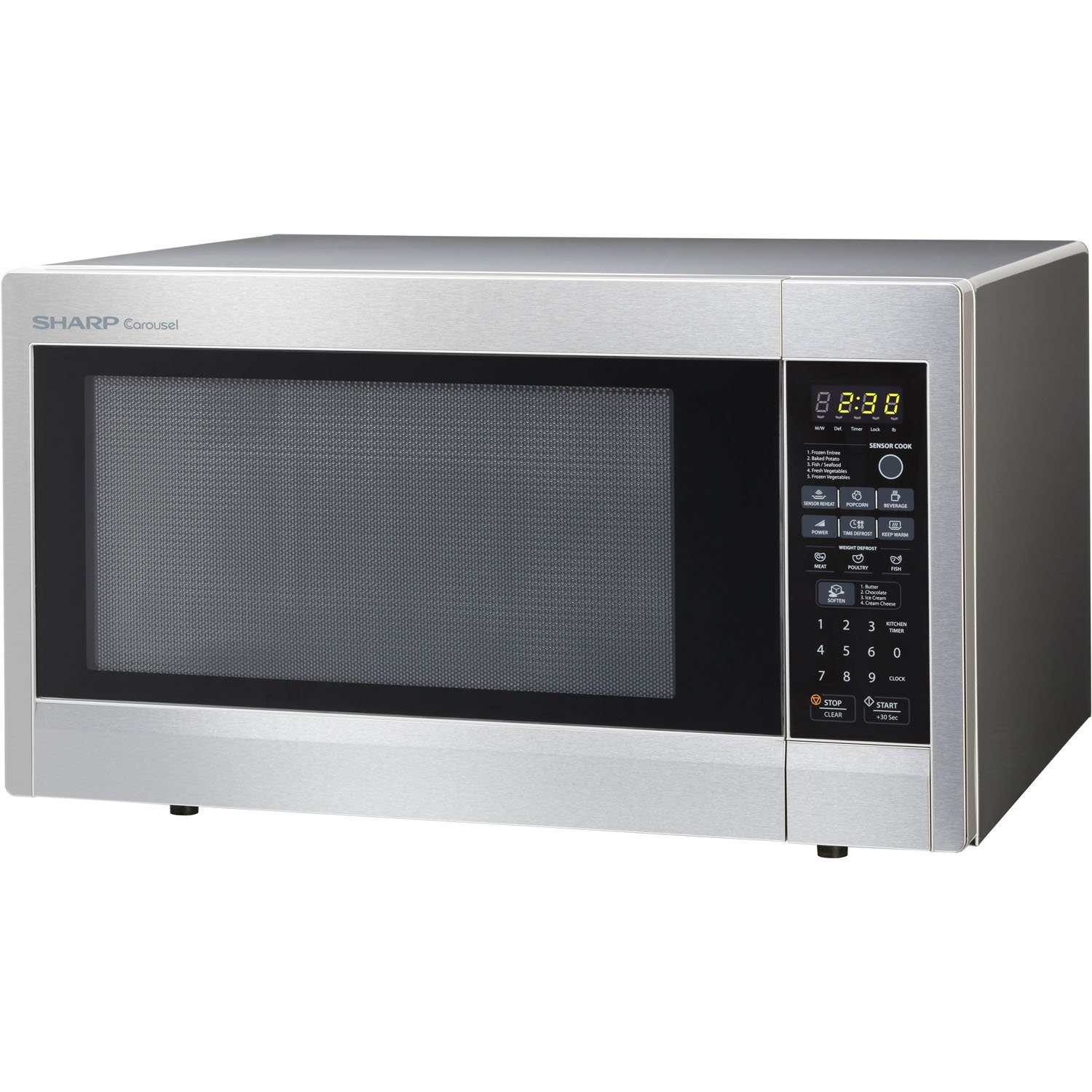 Sharp R651ZS Sensor Microwave (2.2 cu.ft.), Stainless Steel, Standard
