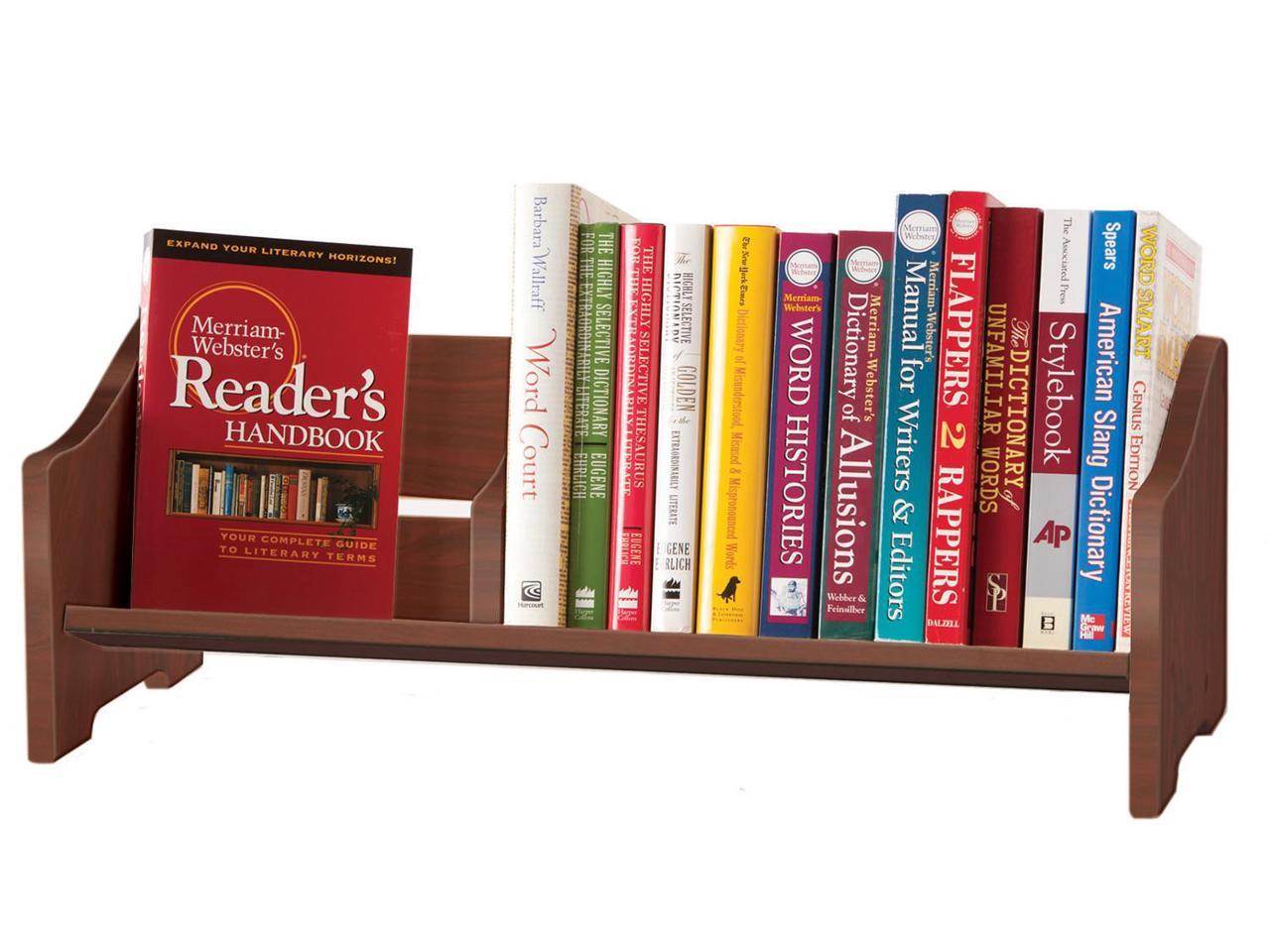 Guidecraft G6474 Tabletop Book Browser, Bookshelf in Cherry Finish, For