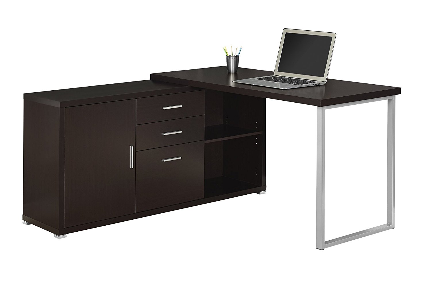 Monarch Specialties I7286 L shape Computer Desk Left or Right Facing