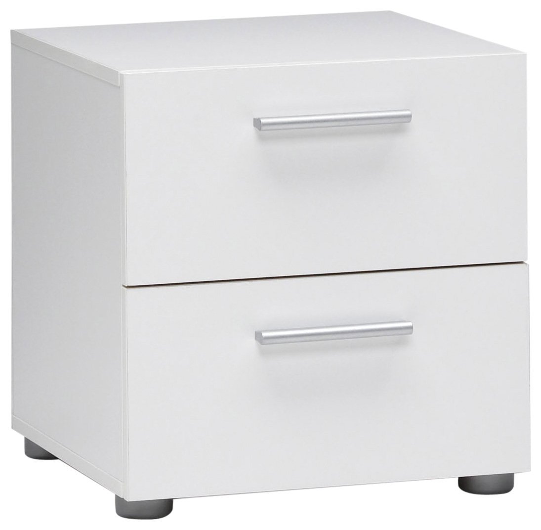 Tvilum Pepe Nightstand with 2Drawers in Scratch Resistant White Finish