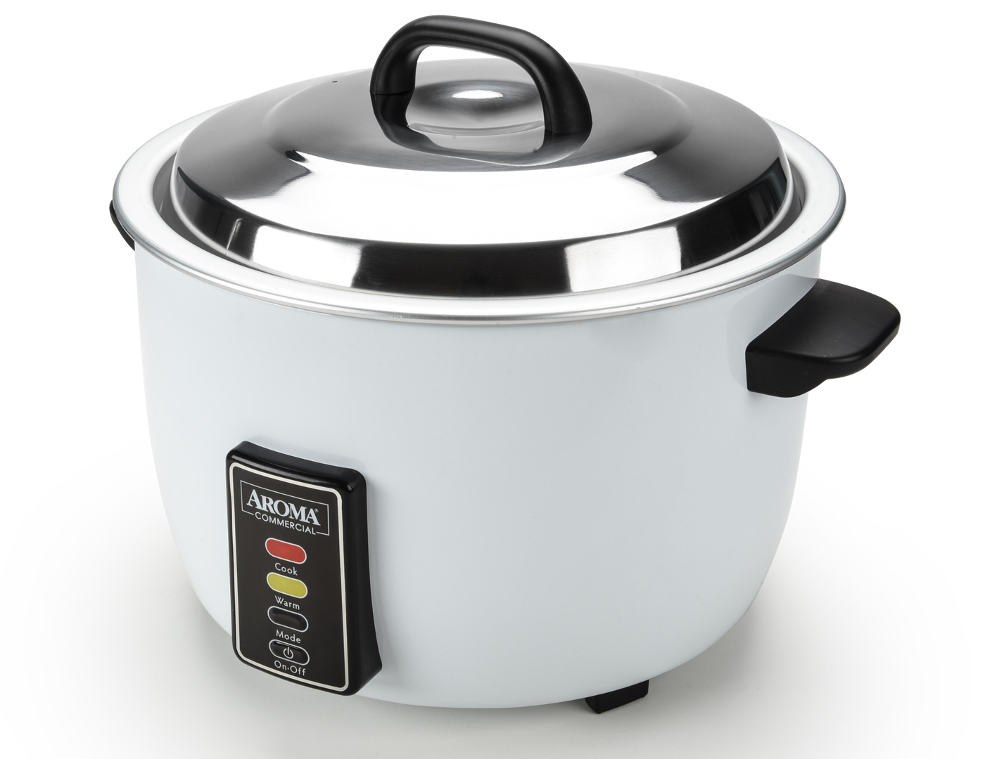 Aroma 48Cup Cooked 24Cup Uncooked Commercial Rice Cooker in White