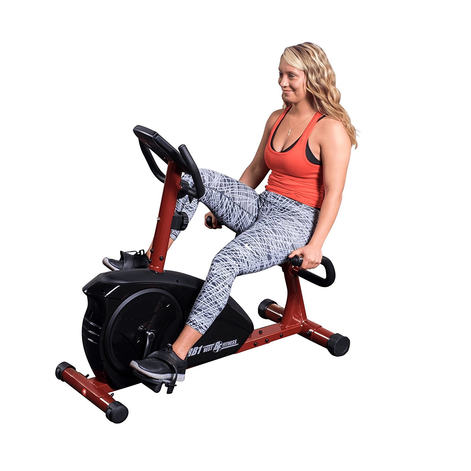 Best Fitness BFRB1 Recumbent Bike with Contact Heart Rate Monitor and