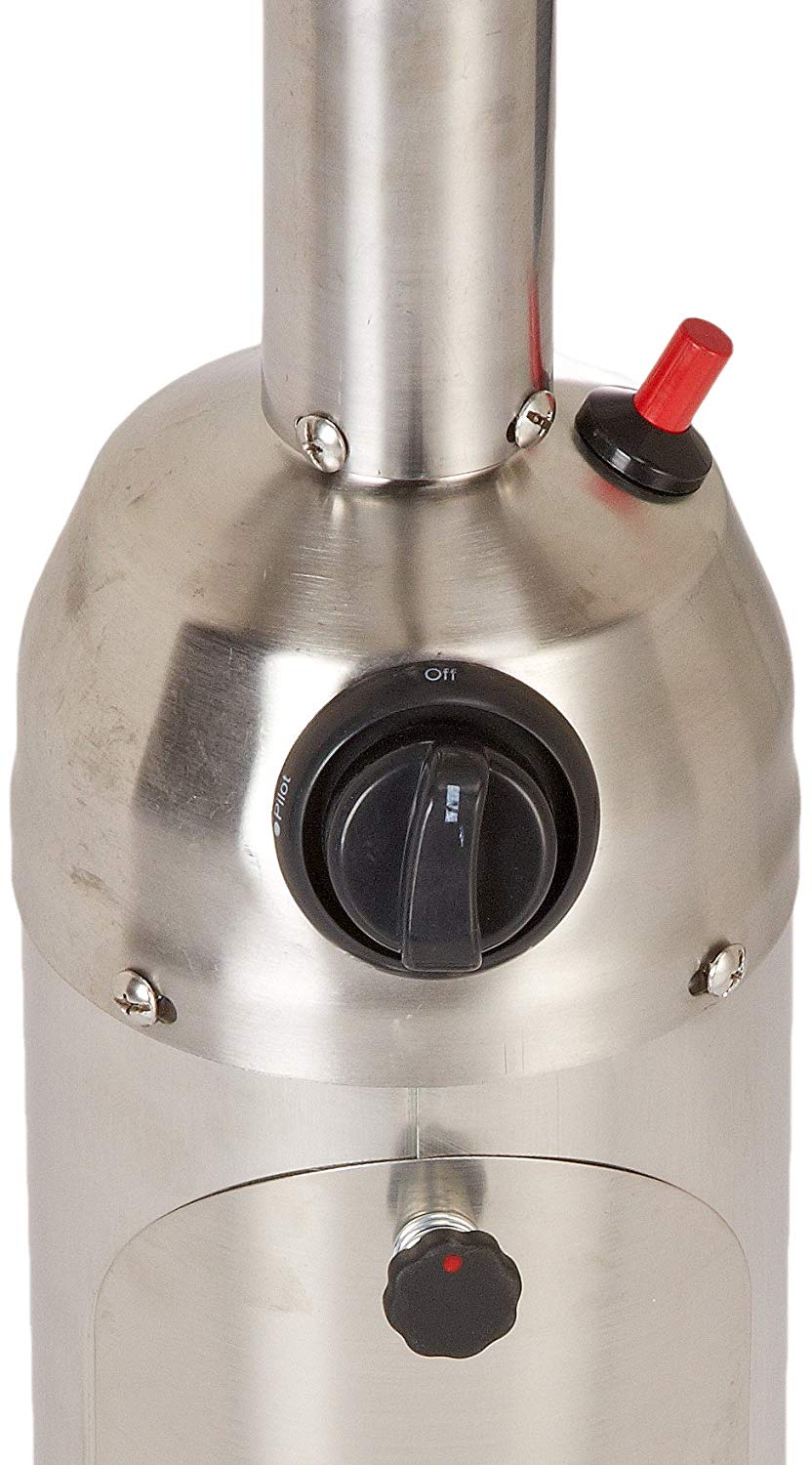 Fire Sense Propane Table Top Patio Heater, Stainless Steel 758260009881 eBay