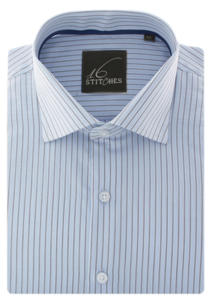 Blue/ White/ Black Multi Stripes