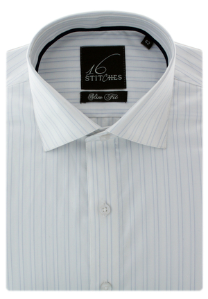 Tonal Stripes in Satin Twill