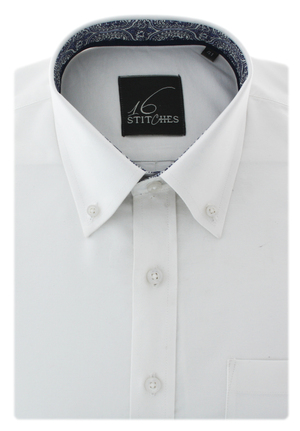 White Oxford Solid