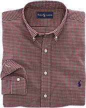 Custom-Fit Checked Dress Shirt