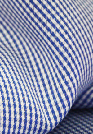 Blue & White Houndstooth Checks