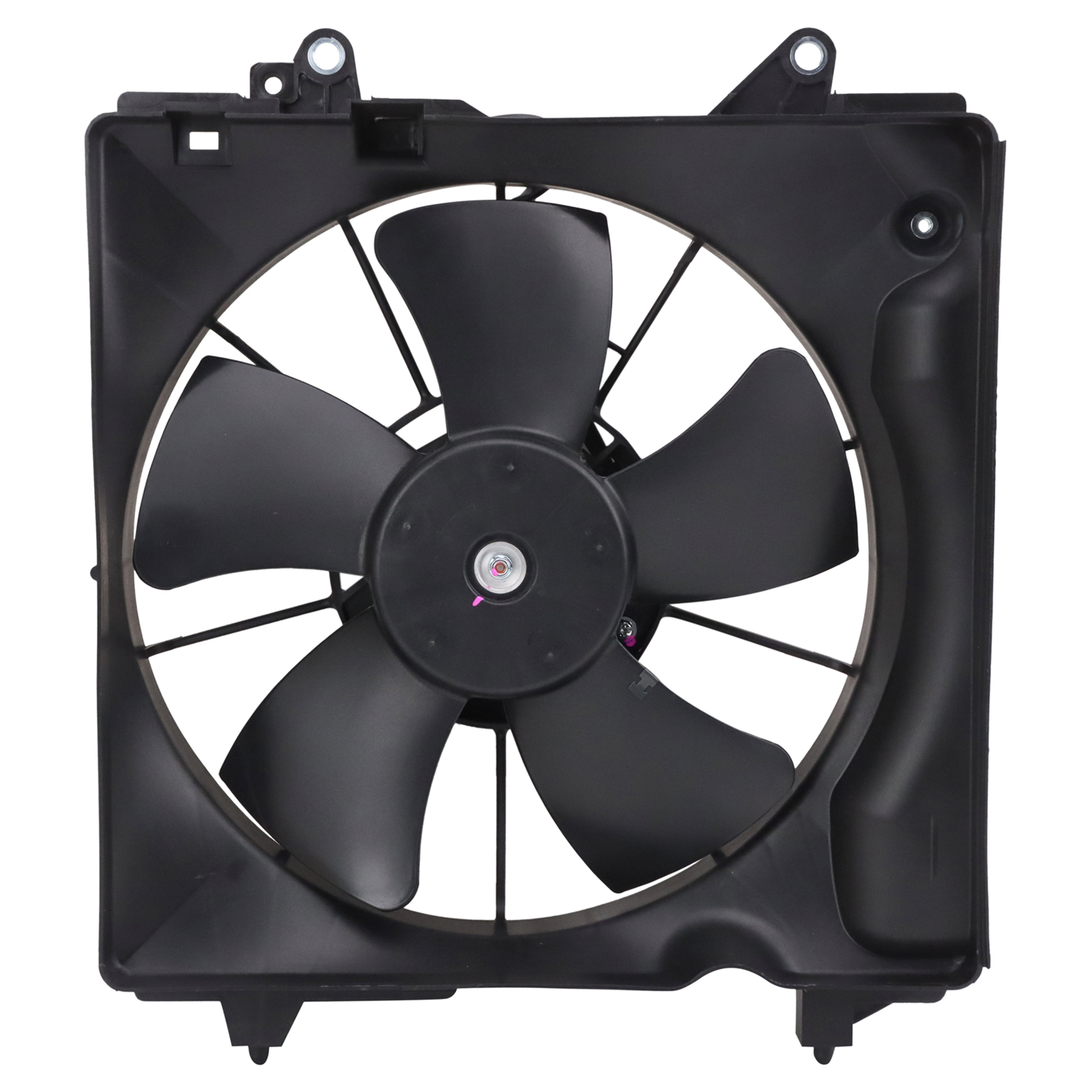 TRQ A/C Condenser Cooling Fan Assembly Compatible with 2016-2022 Honda HR-V HO3113139