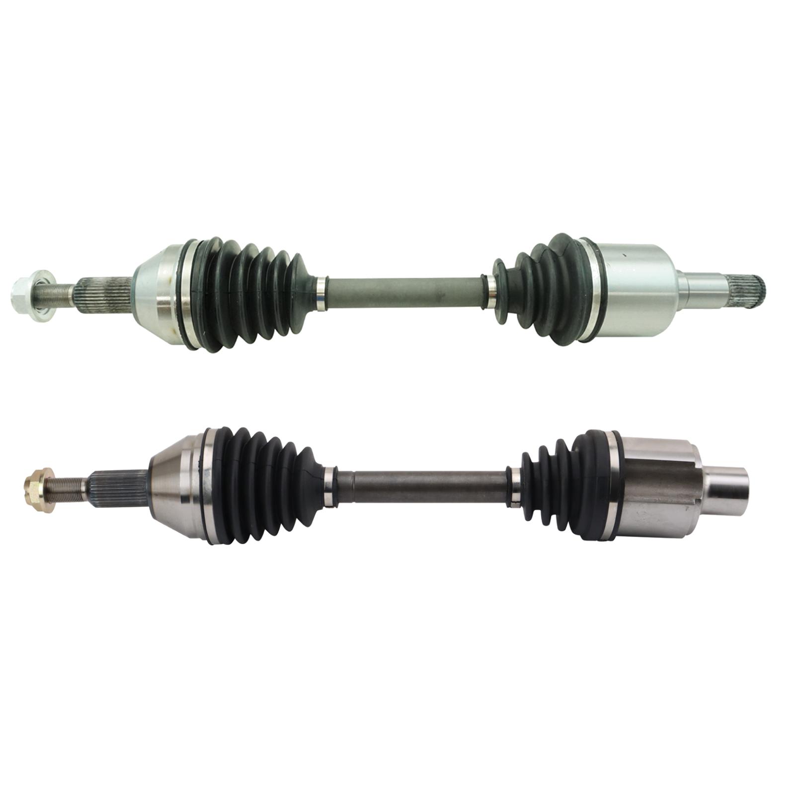 TRQ Front Driver & Passenger Side CV Axle Assembly Set for 08-16 Chrysler Town & Country 08-20 Dodge Grand Caravan 12-15 Ram C/V 09-14 VW Routan