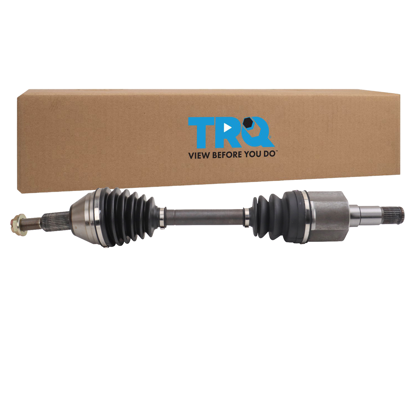 TRQ Front Driver Side CV Axle Assembly Compatible with 11-20 Dodge Grand Caravan 08-10 Grand Caravan SXT 11-16 Chrysler Town and Country 09-14 Volkswagen Routan 12-15 Ram Cargo Van