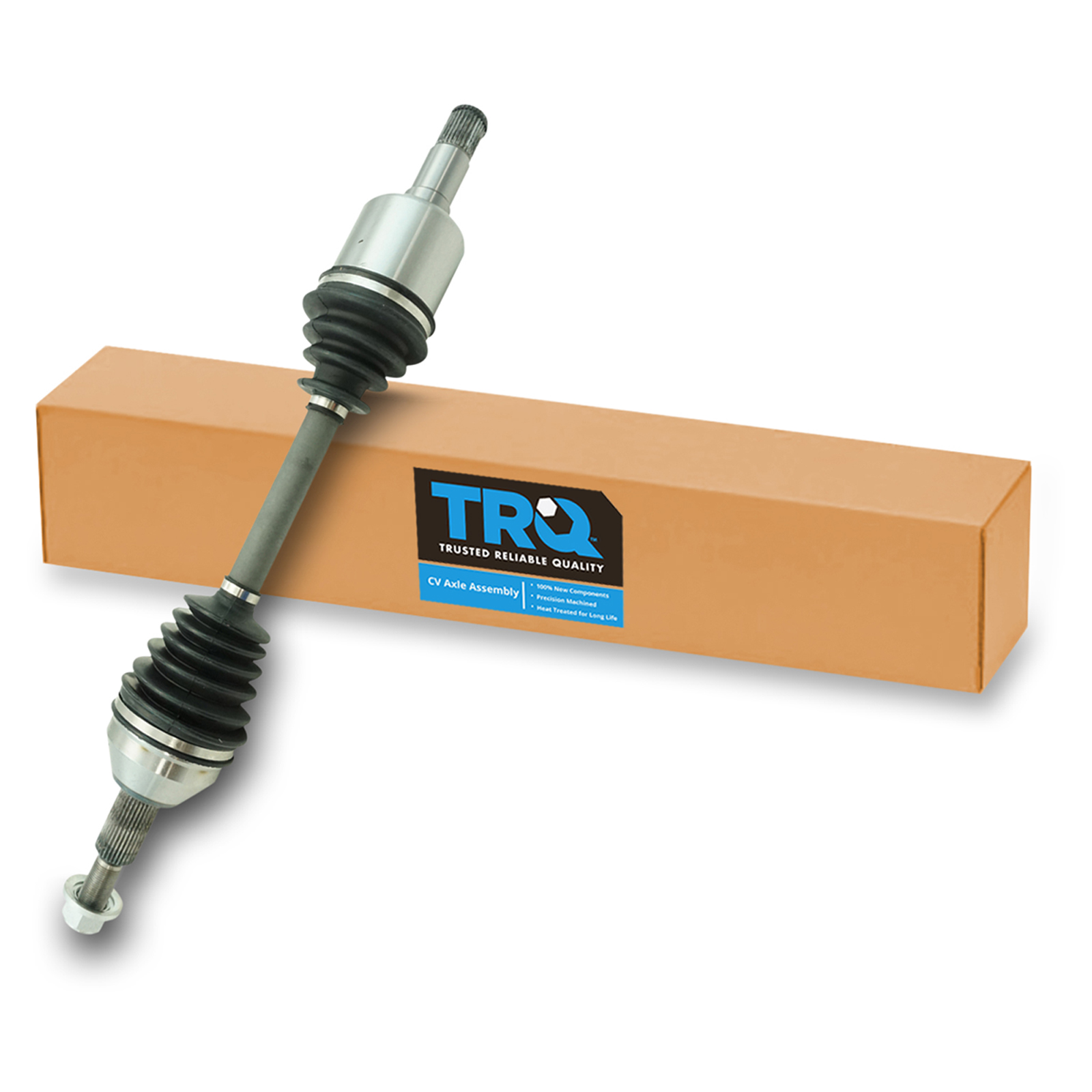 TRQ Front Driver Side CV Axle Assembly Compatible with 11-20 Dodge Grand Caravan 08-10 Grand Caravan SXT 11-16 Chrysler Town and Country 09-14 Volkswagen Routan 12-15 Ram Cargo Van