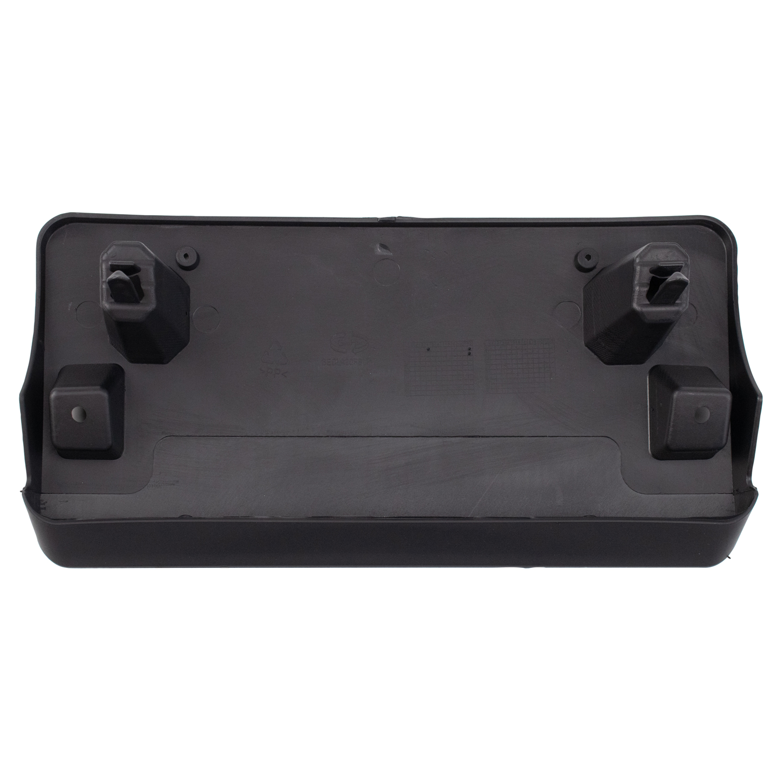 TRQ Front License Plate Bracket Black Compatible with 2020-2023 Mercedes-Benz CLA250 2020-2022 CLA35 AMG CLA45 AMG MB1068168