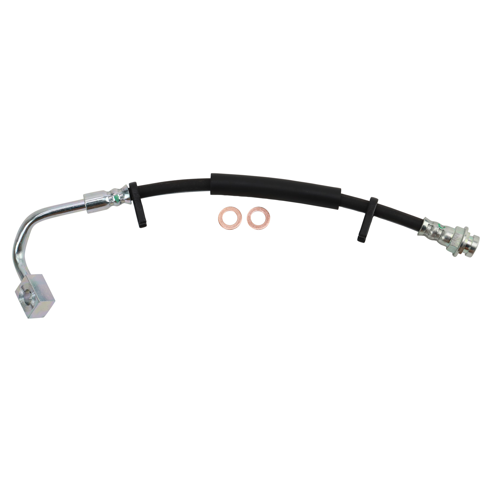 TRQ Front & Rear Brake Hose Set Compatible with 2013-2016 Chrysler Town & Country Dodge Grand Caravan 2014 Ram C/V