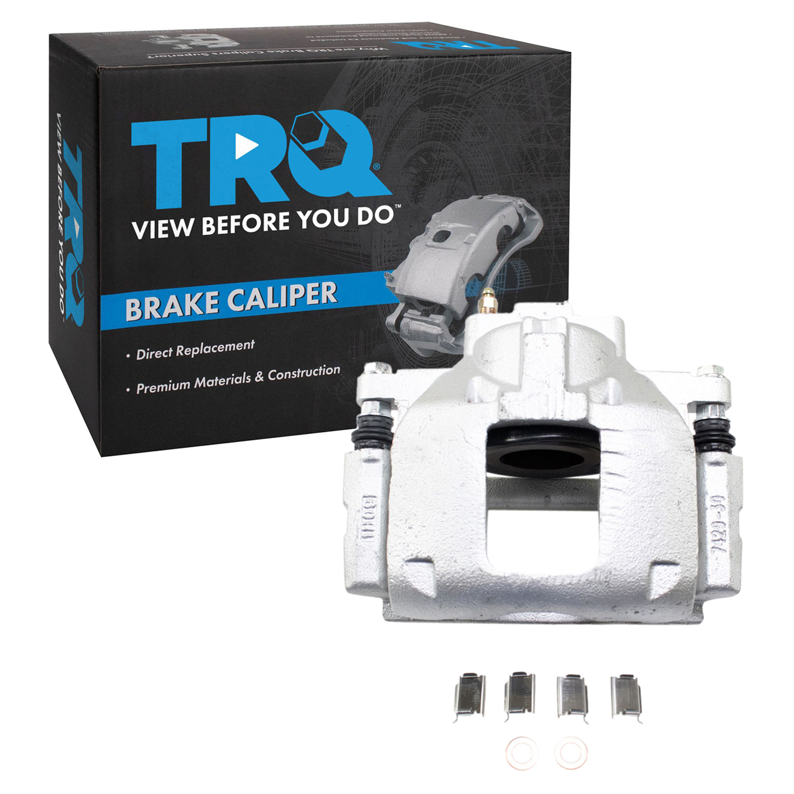 TRQ Front Disc Brake Caliper Compatible with Dodge Caravan Jeep Wrangler