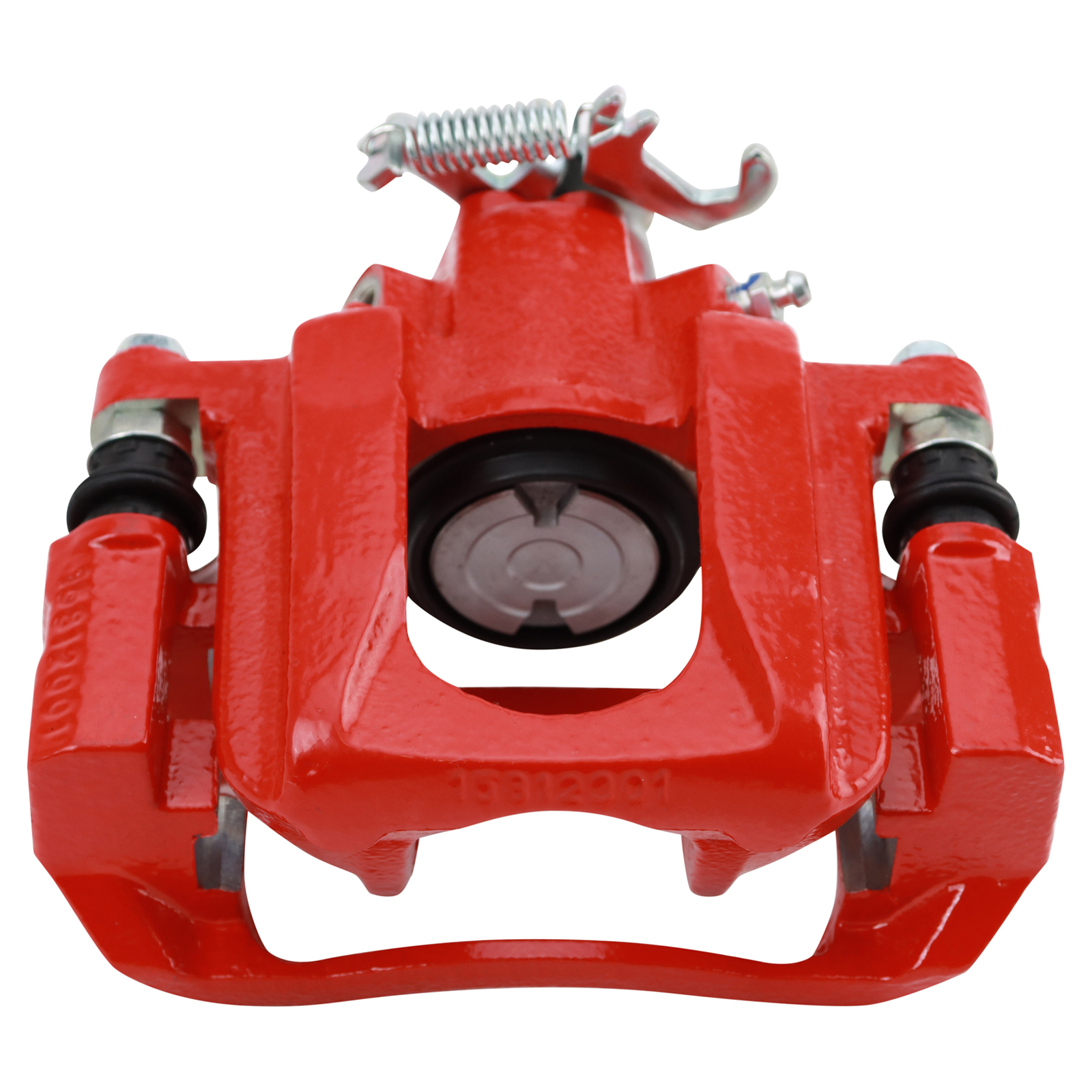 TRQ Rear Right Brake Caliper Red with Mounting Bracket Performance Passenger Side Compatible with 2008-2016 Chrysler Town & Country Dodge Grand Caravan 2012-2015 Ram C/V 2009-2014 Volkswagen Routan