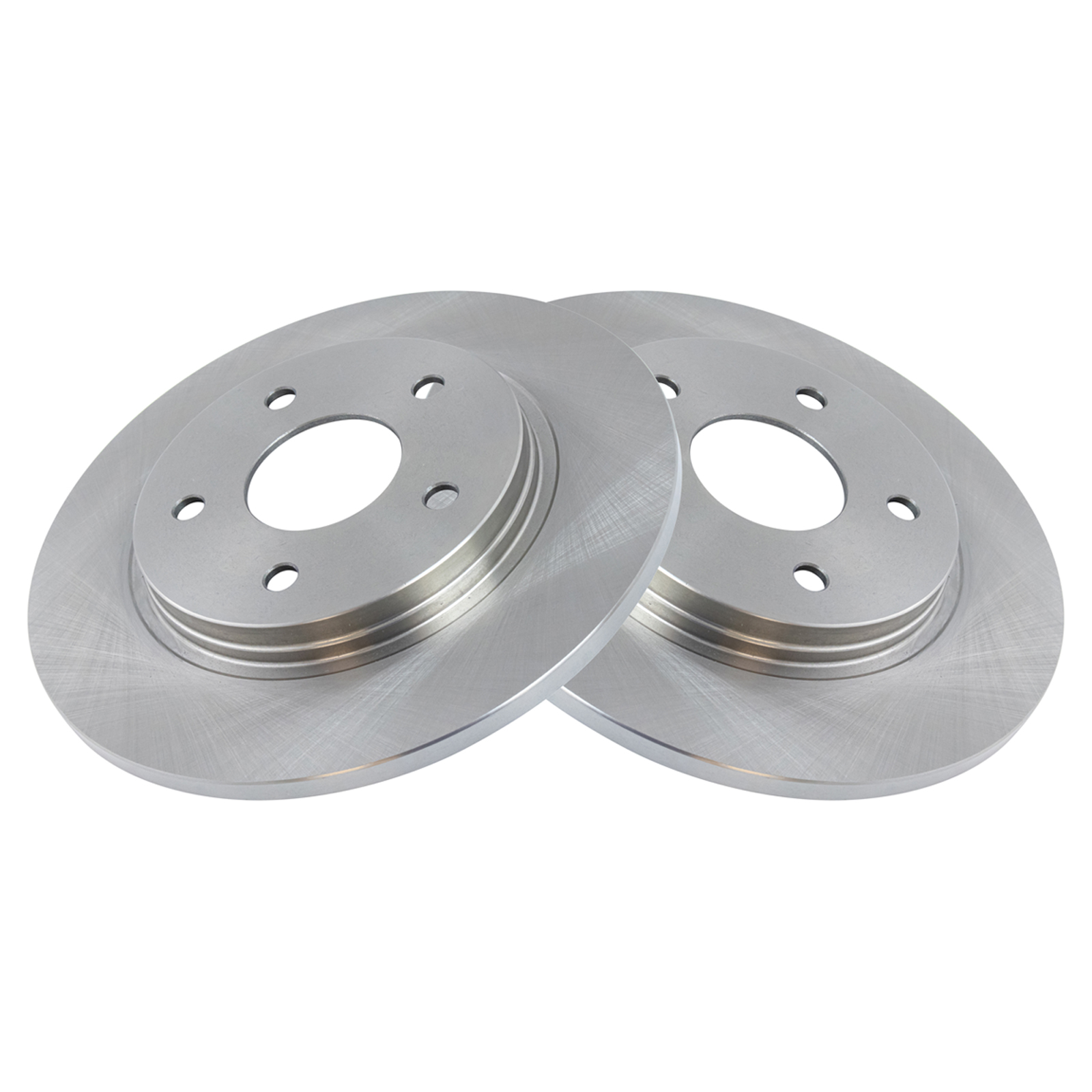 TRQ Rear Brake Rotors Set Driver & Passenger Side Compatible with 2008-2016 Chrysler Town & Country Dodge Grand Caravan 2009-2013 Journey 2012-2015 Ram C/V 2009-2014 Volkswagen Routan