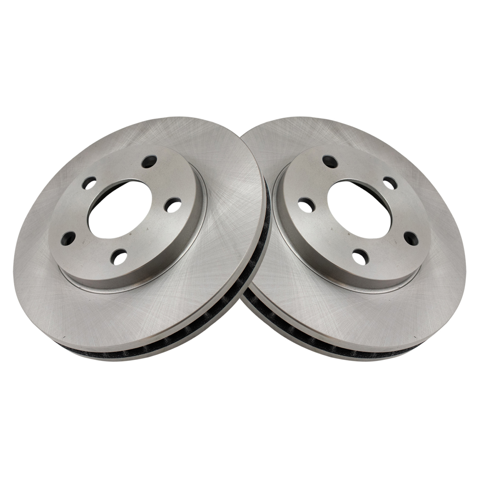 TRQ Front Brake Rotor Set Vented Compatible with 1993-1997 Chevrolet Camaro 1992-1997 Buick LeSabre 1991-1996 Cadillac DeVille 1993-1997 Pontiac Firebird 1991-1996 Oldsmobile 98