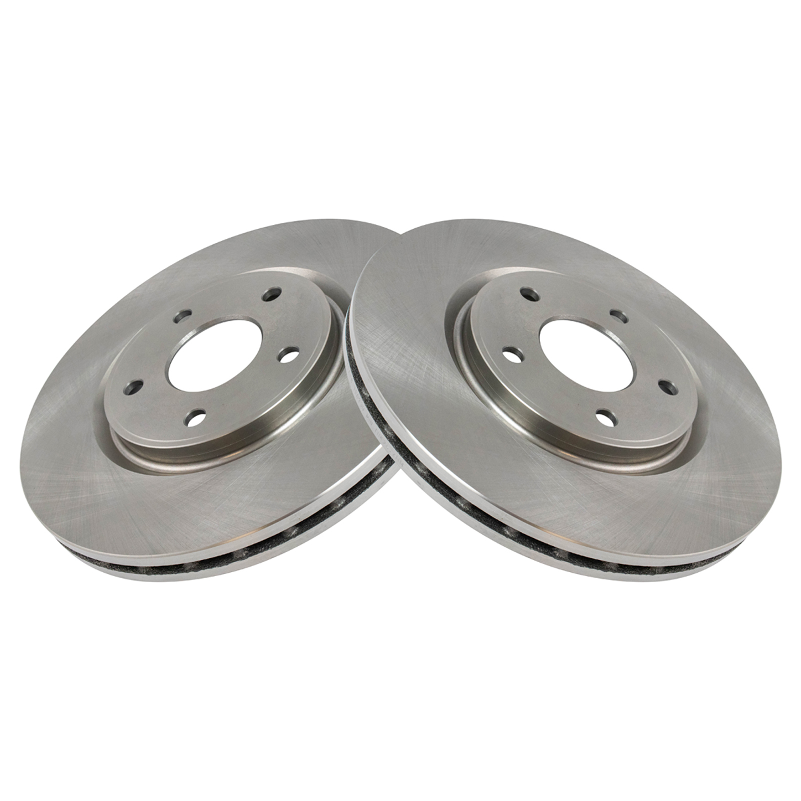 TRQ Front Disc Brake Rotor Pair Set for 2012-2015 Cargo Van / 2011-2018 Grand Caravan / 2012-2018 Journey / 2017-2019 Pacifica / 2012-2014 Routan / 2012-2016 Town & Country