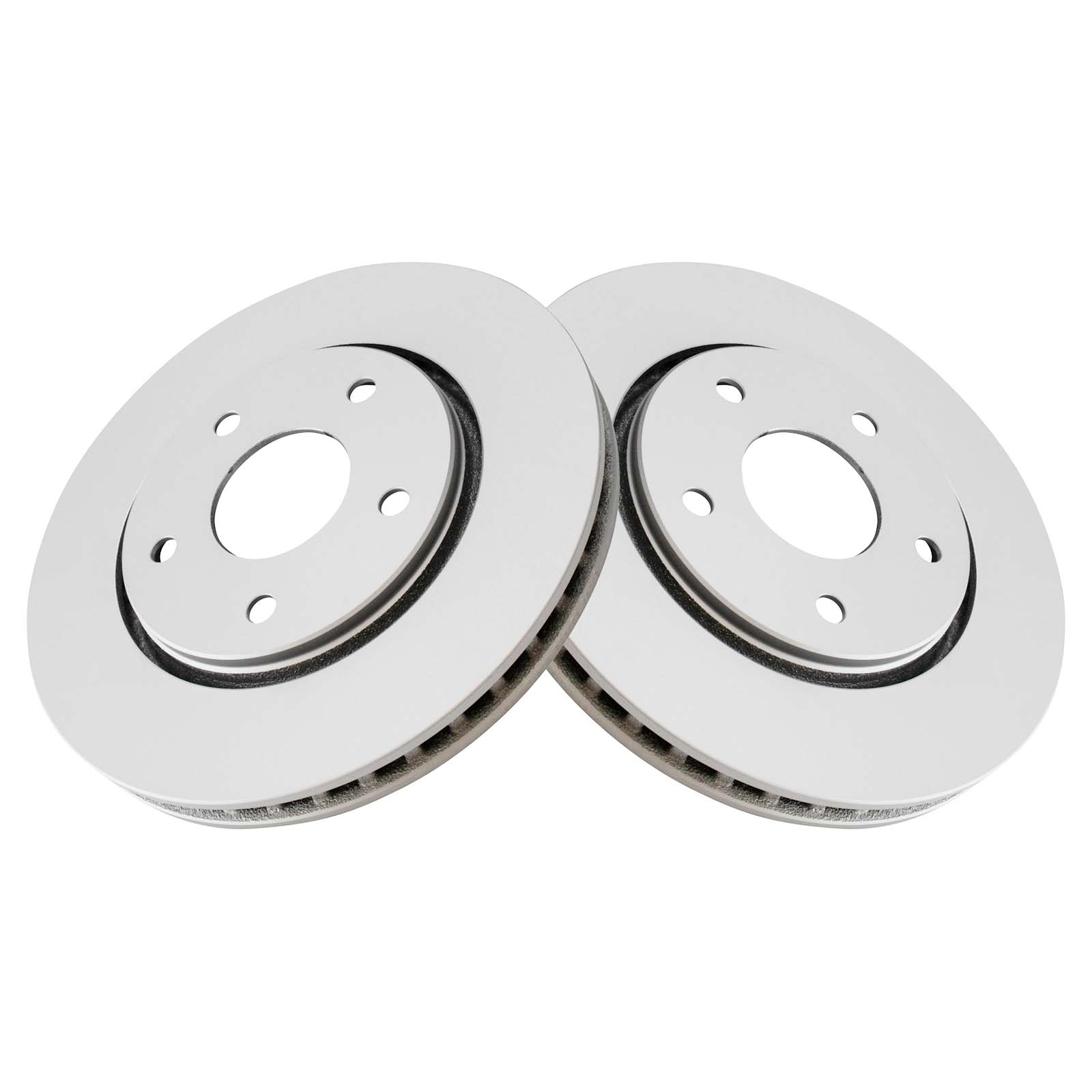 TRQ Front Rear Brake Rotor Set G Coated Compatible with 2008-2016 Chrysler Town and Country 2008-2016 Grand Caravan 2009-2013 Journey 2012-2015 Ram C V 2009-2014 Volkswagen Routan
