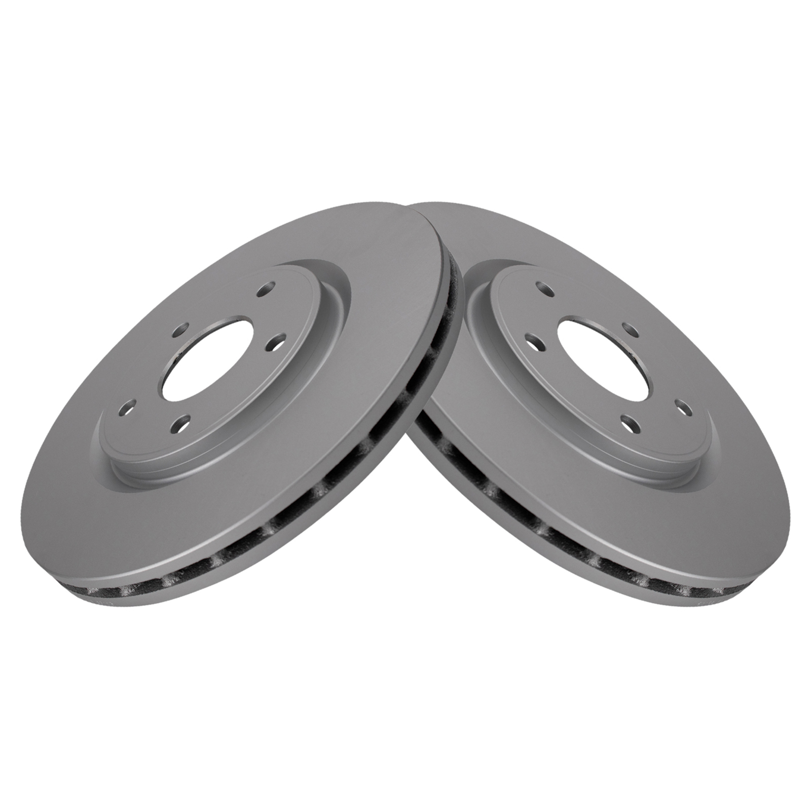 TRQ Front Brake Rotor Set Compatible with 12-19 Chrysler 11-20 Dodge 13-15 Ram