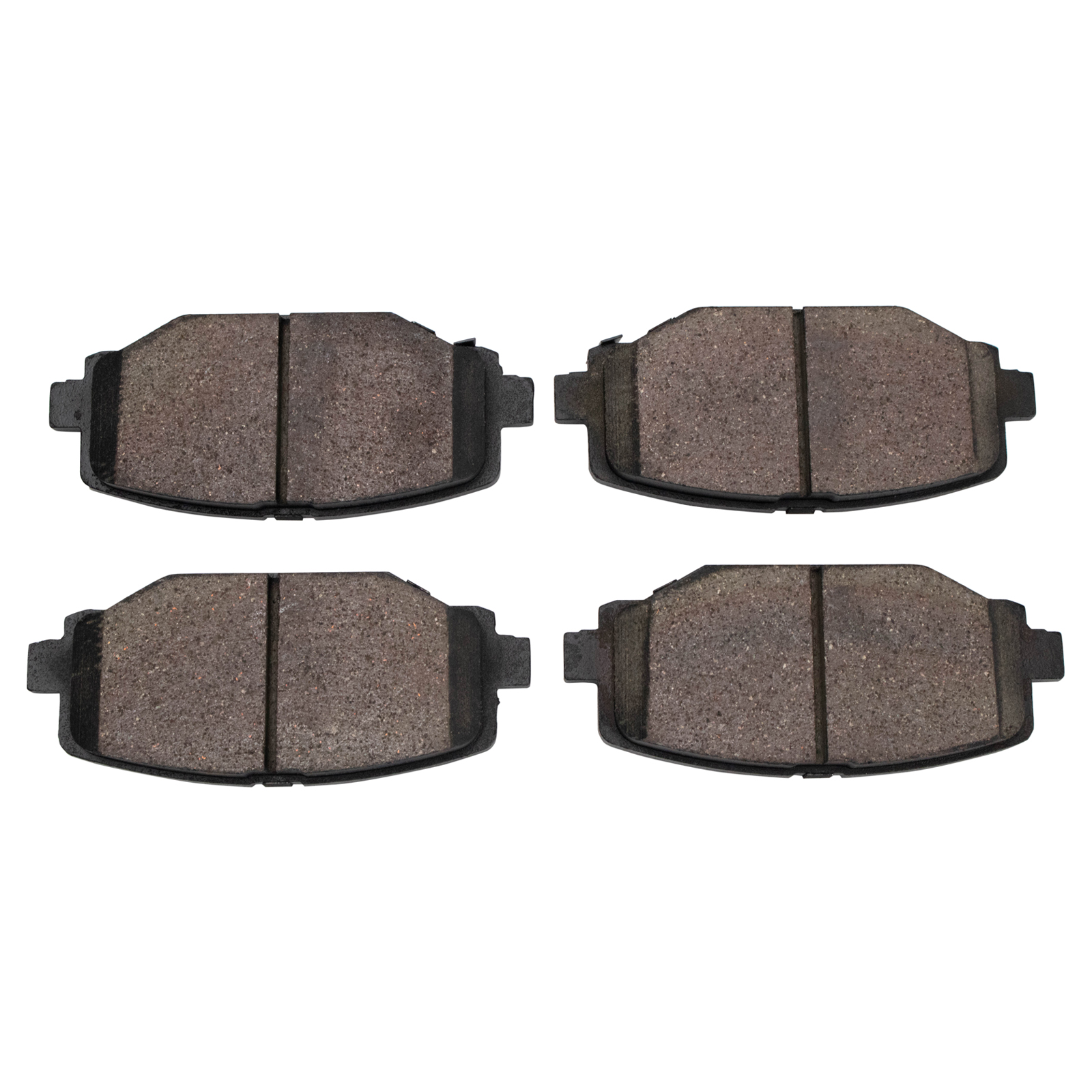 TRQ Rear Brake Pad and Rotor Set Ceramic G Coated Rotors Calipers Compatible with 2012-2016 Chrysler Town & Country 2012-2018 Dodge Grand Caravan 2013-2015 Ram Cargo Van
