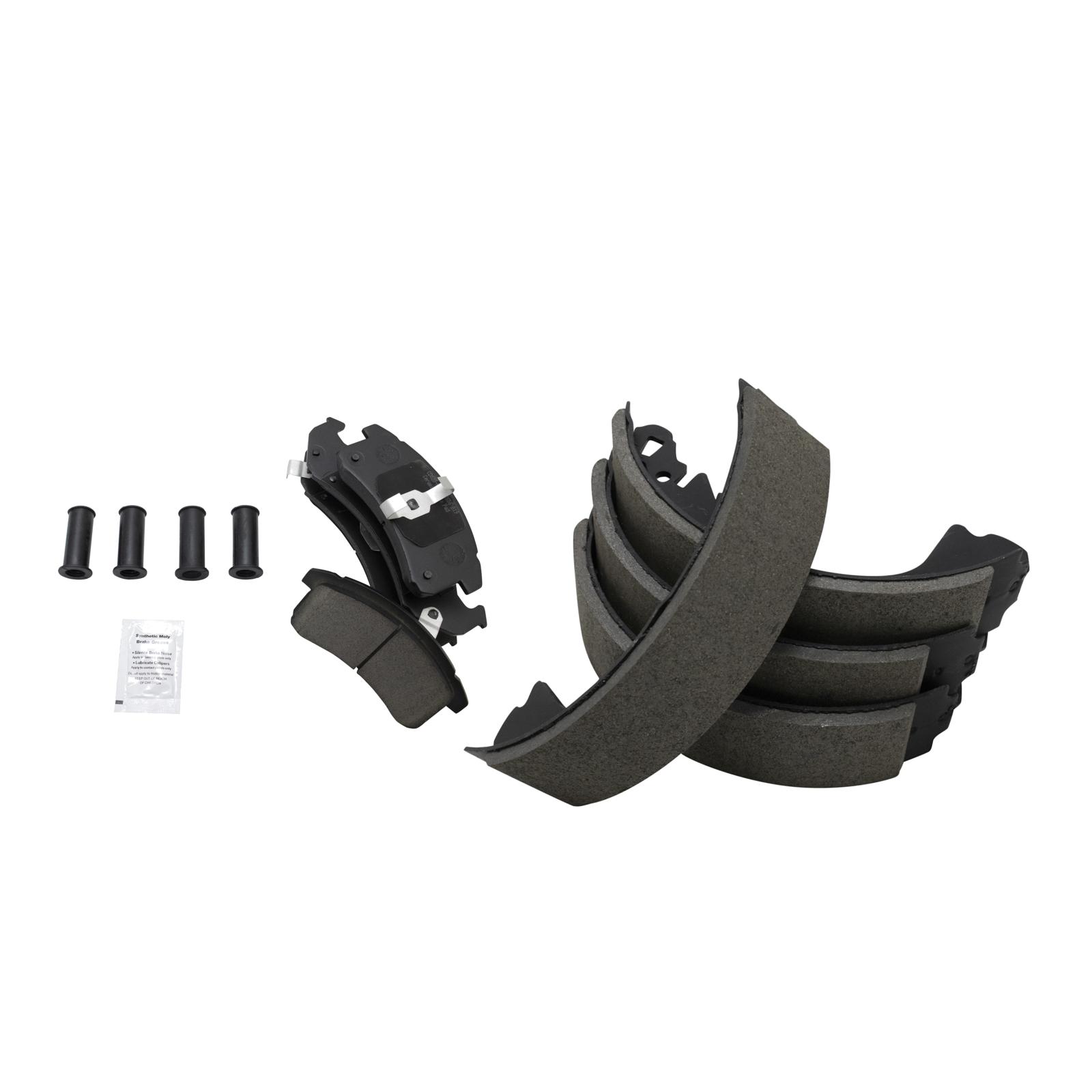 TRQ Brake Pads Ceramic Compatible with 94-99 Buick 94-96 Chevrolet Oldsmobile Pontiac