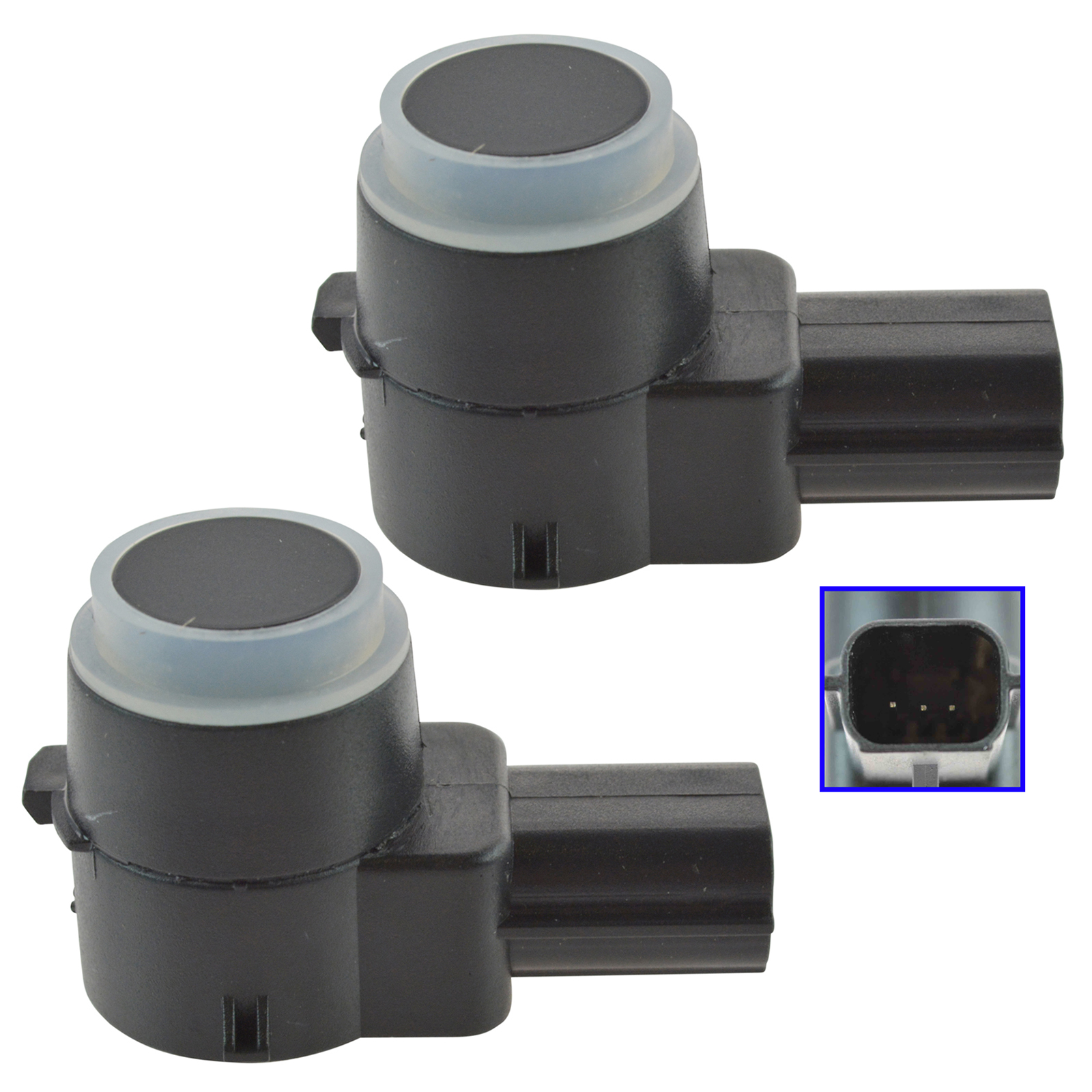 TRQ Backup Parking Assist Sensor Rear PAIR Compatible with Grand Cherokee Ram Journey Caravan