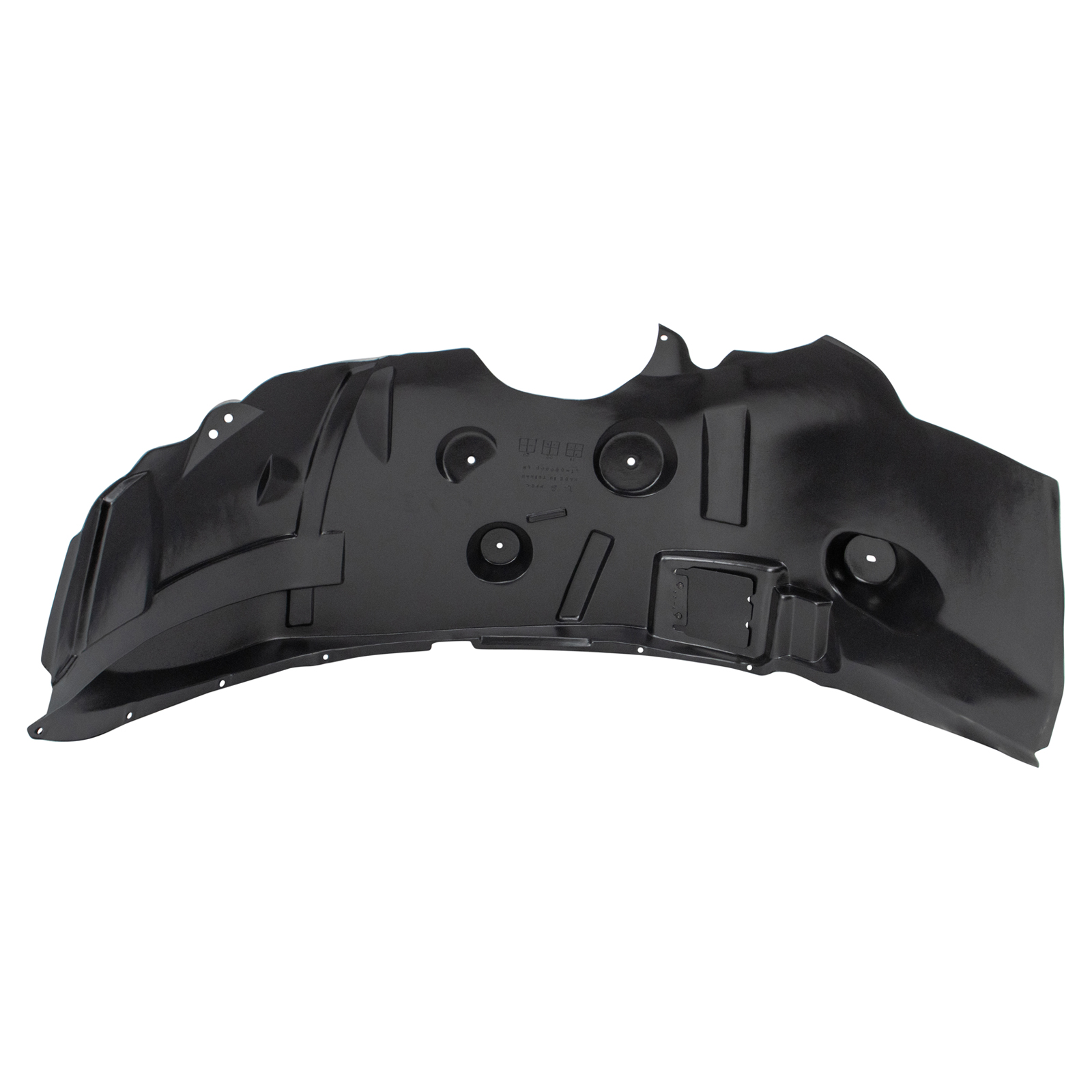 TRQ Front Driver & Passenger Side Inner Fender Liner Set Compatible with 2010-2012 Dodge Ram 2500 3500 Truck with AWD