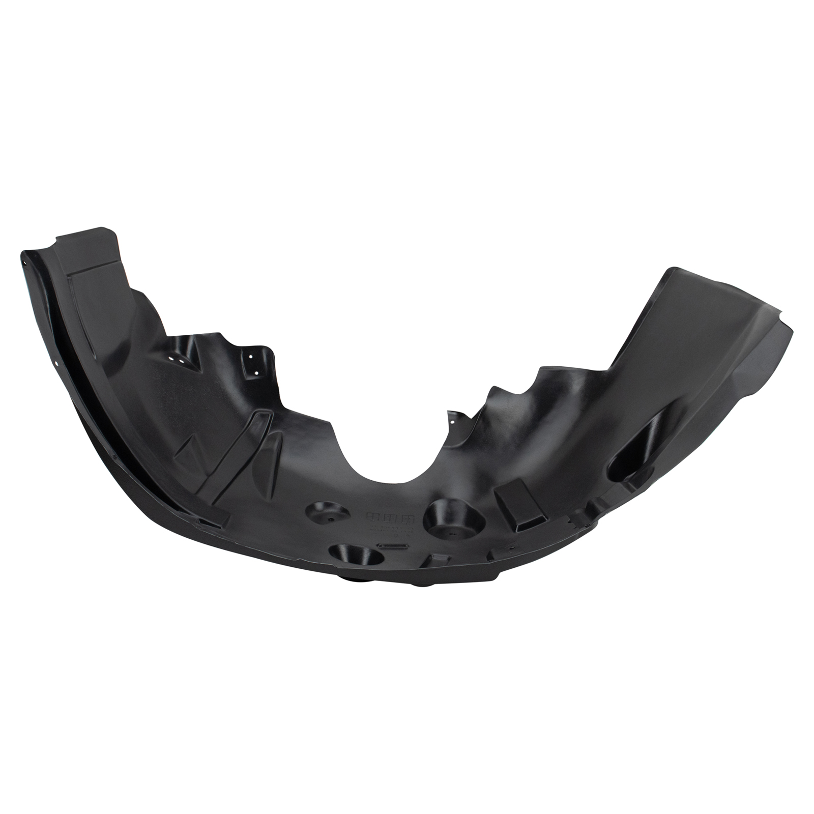 TRQ Front Driver & Passenger Side Inner Fender Liner Set Compatible with 2010-2012 Dodge Ram 2500 3500 Truck with AWD