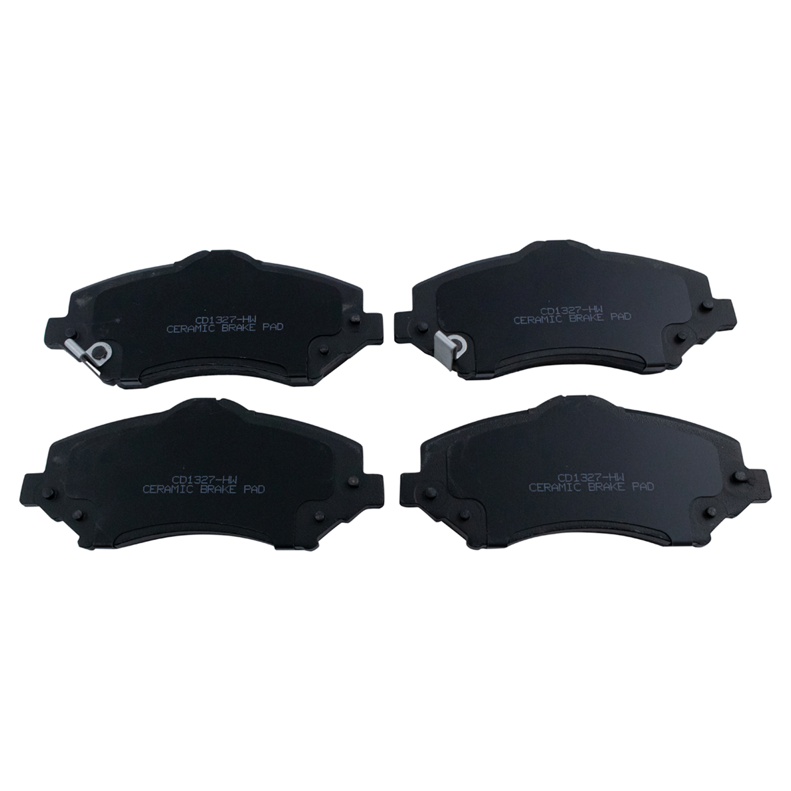 TRQ Front Premium Posi Ceramic Disc Brake Pad Kit for Dodge Chrysler Van