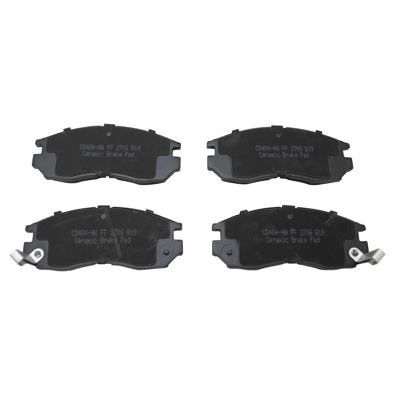 TRQ Front Posi Ceramic Disc Brake Pads Set Kit for Eclipse Talon Galant