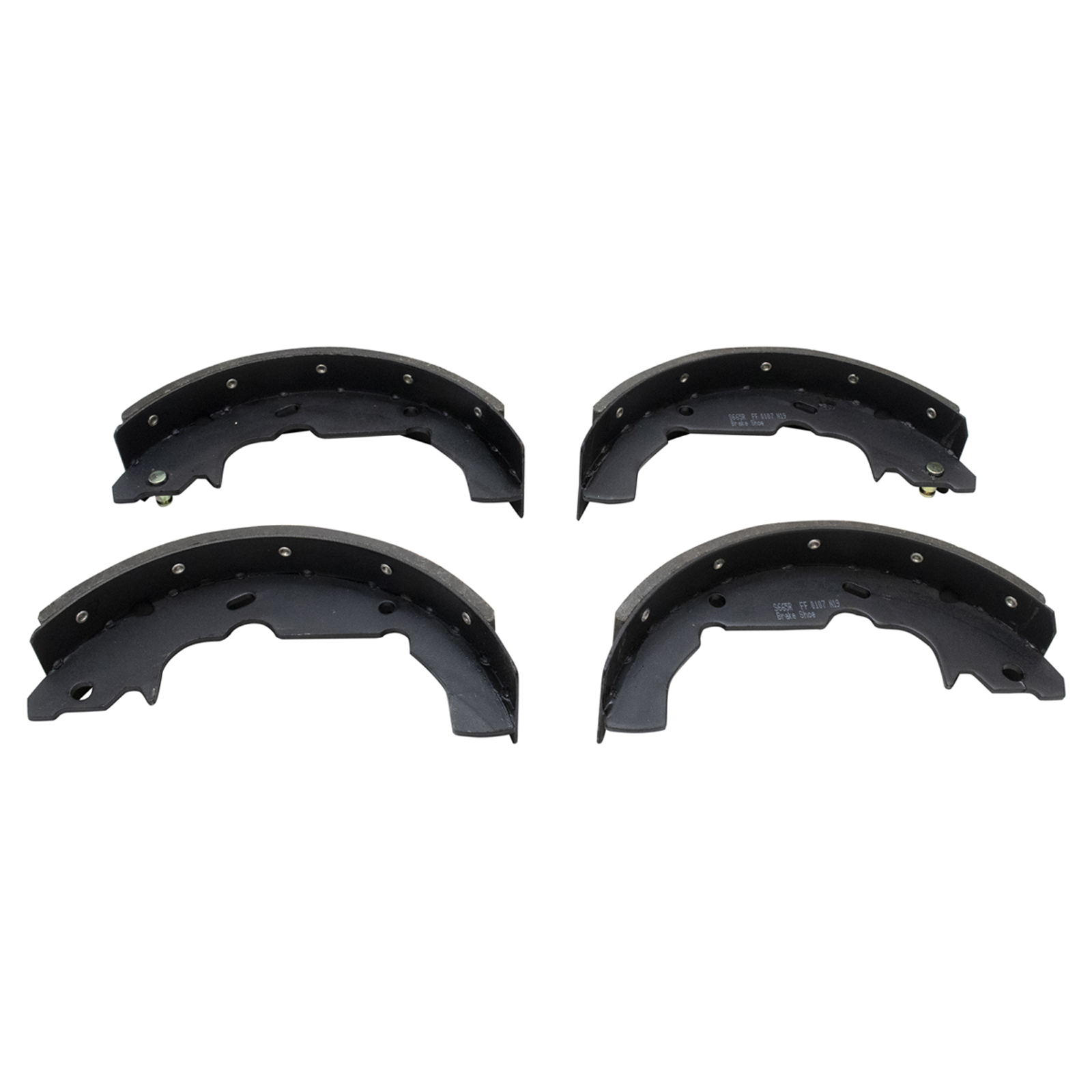 TRQ Rear Brake Shoes Compatible with 1995-2003 Ford Windstar 1993-2002 Mercury Villager Nissan Quest