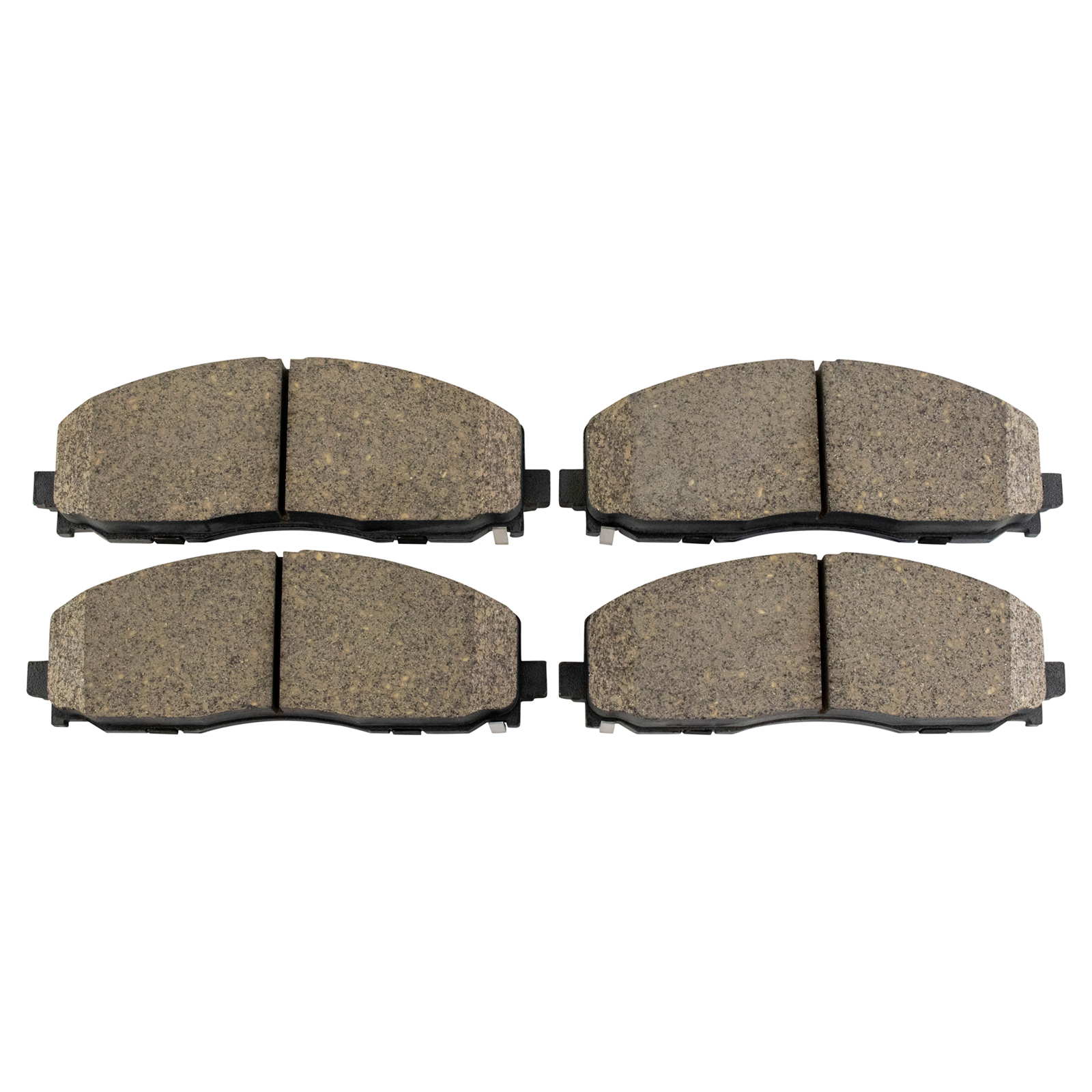 TRQ Front Ceramic Brake Pad Set Compatible with Caravan Pacifica Journey Wrangler