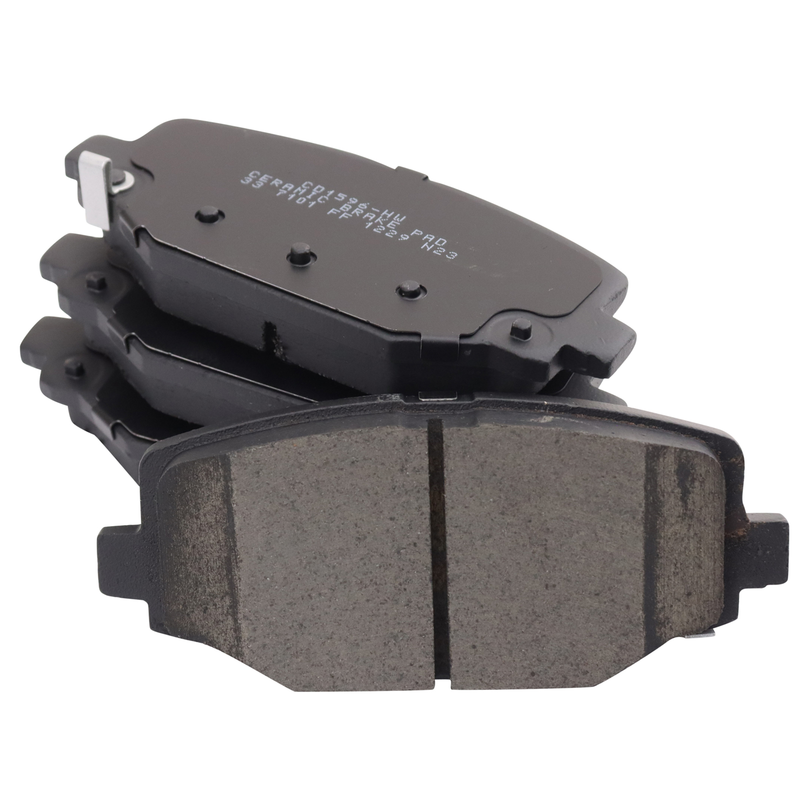 TRQ Rear Brake Pads Ceramic Compatible with 2012-2016 Chrysler Town Country 2012-2020 Dodge Grand Caravan 2012-2020 Journey 2012-2015 Ram CV 2009-2014 Volkswagen Routan