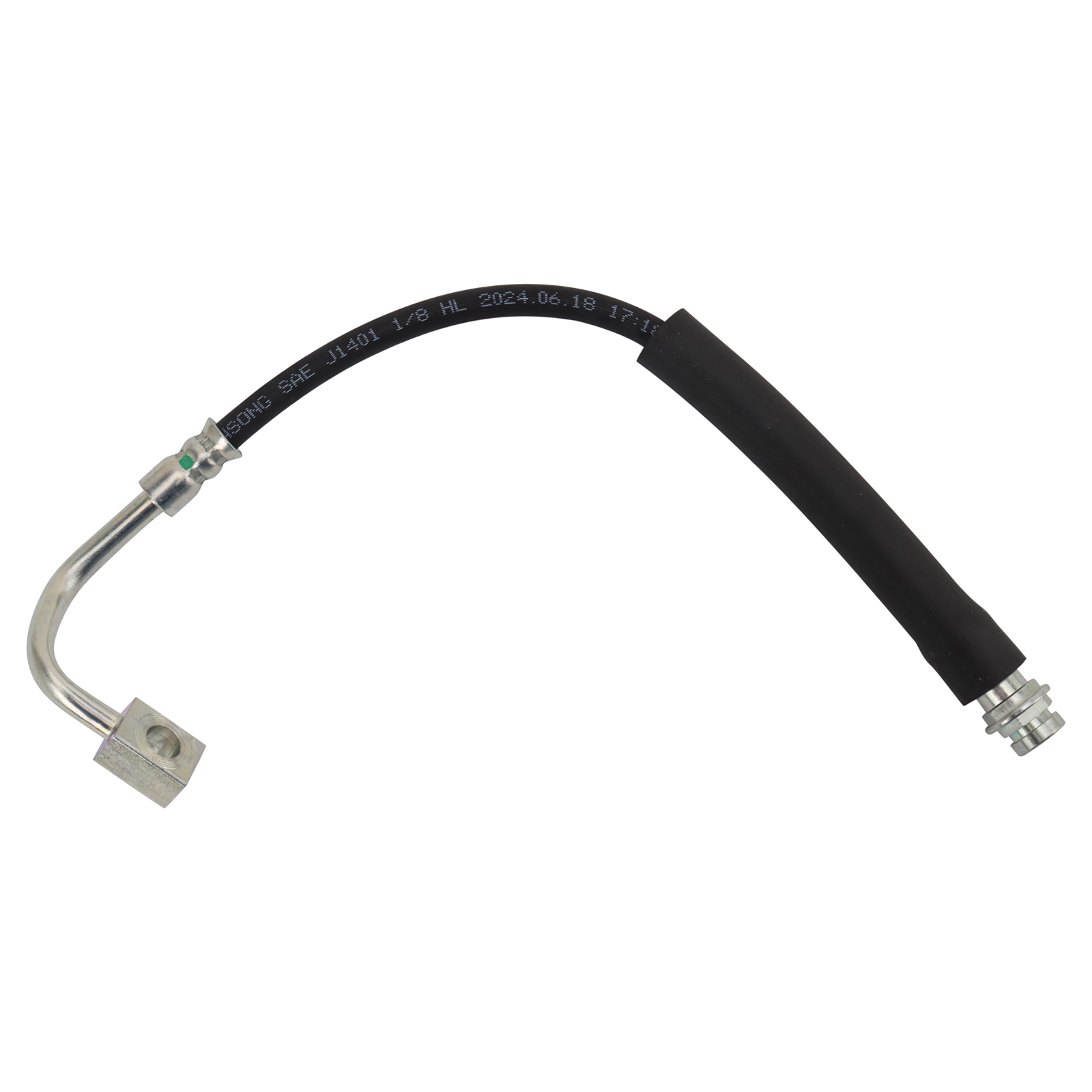 TRQ Front Left Brake Hose Driver Side Compatible with 2013-2016 Chrysler Town & Country 2013-2017 Dodge Grand Caravan 2014 Ram C/V