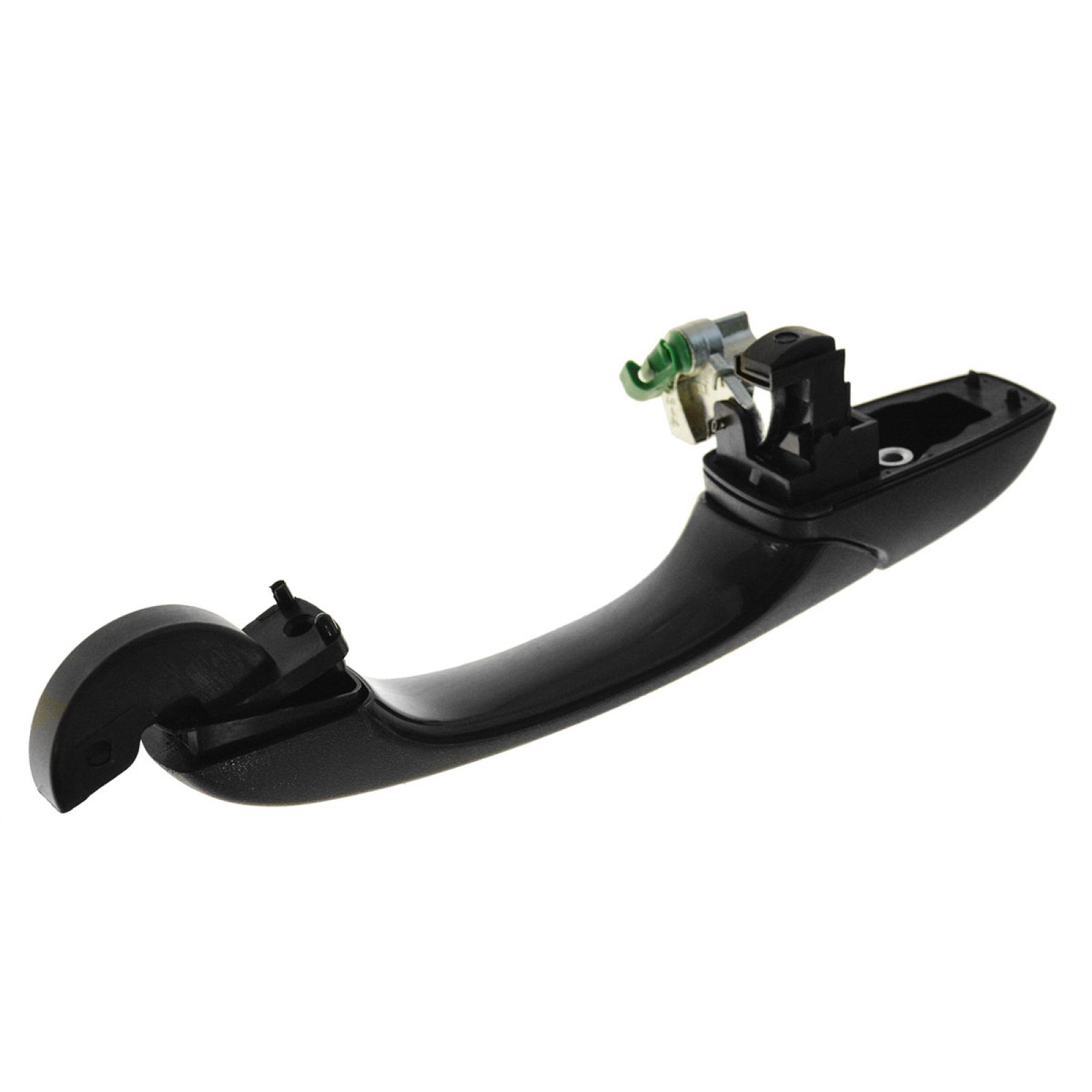 TRQ Exterior Door Handle Black Black, Textured Passenger Side Compatible with 11-14 200 08-14 Avenger 08-18 Grand Caravan 09-15 Journey 07-10 Sebring 08-16 Town & Country