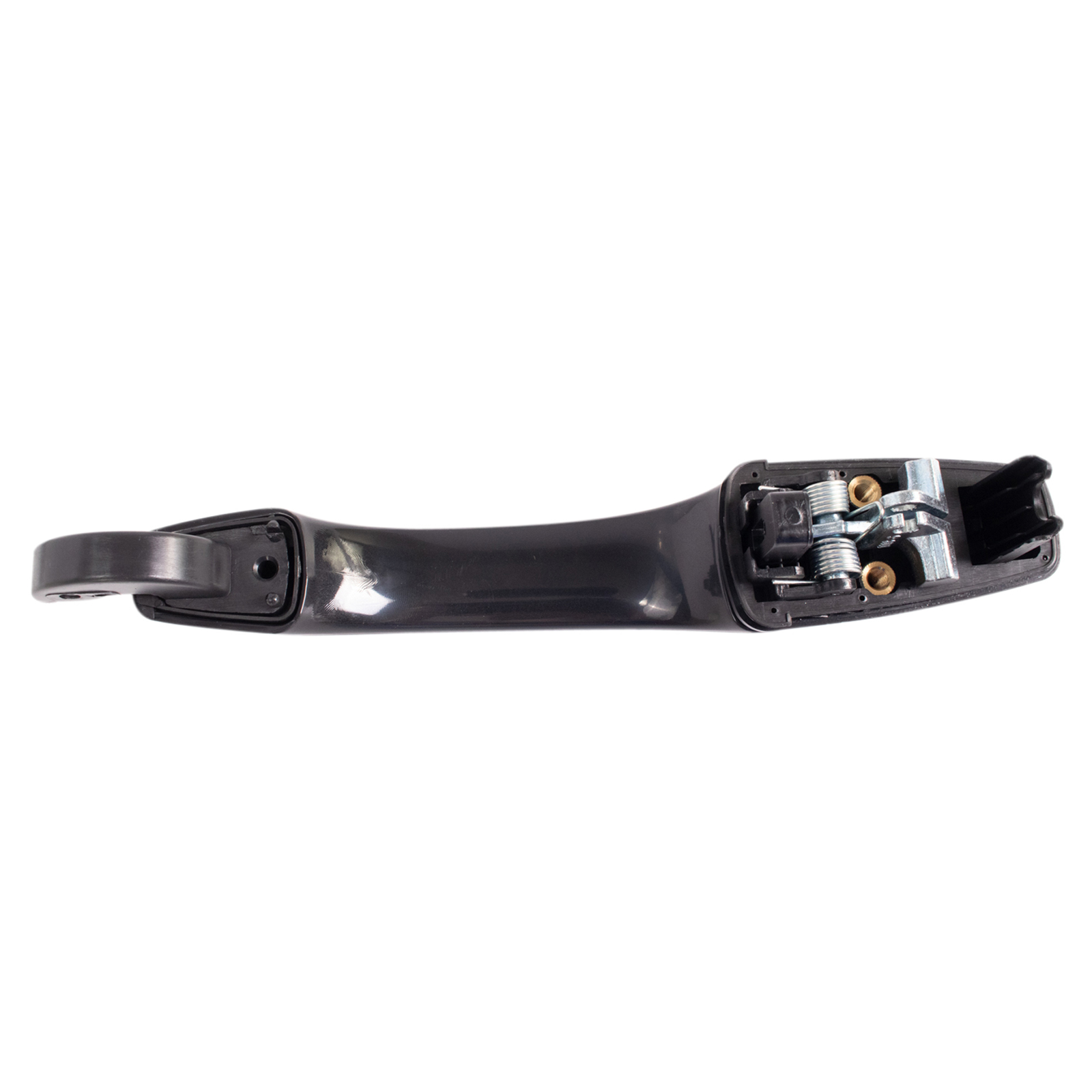TRQ Exterior Door Handle Black Black, Paint to Match Rear Compatible with 2008-2016 Chrysler Town & Country 2008-2018 Dodge Grand Caravan
