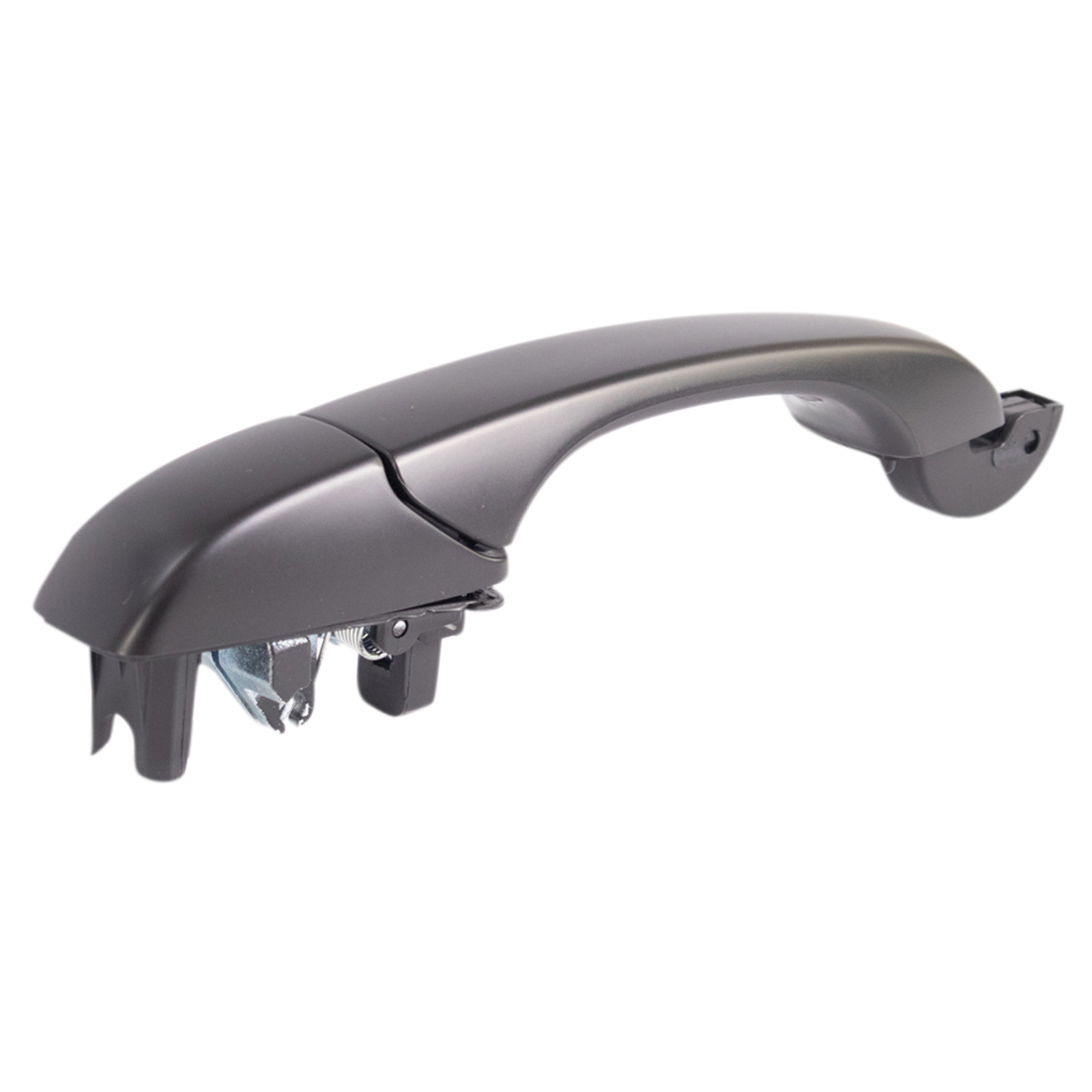 TRQ Exterior Door Handle Black Black, Paint to Match Rear Compatible with 2008-2016 Chrysler Town & Country 2008-2018 Dodge Grand Caravan