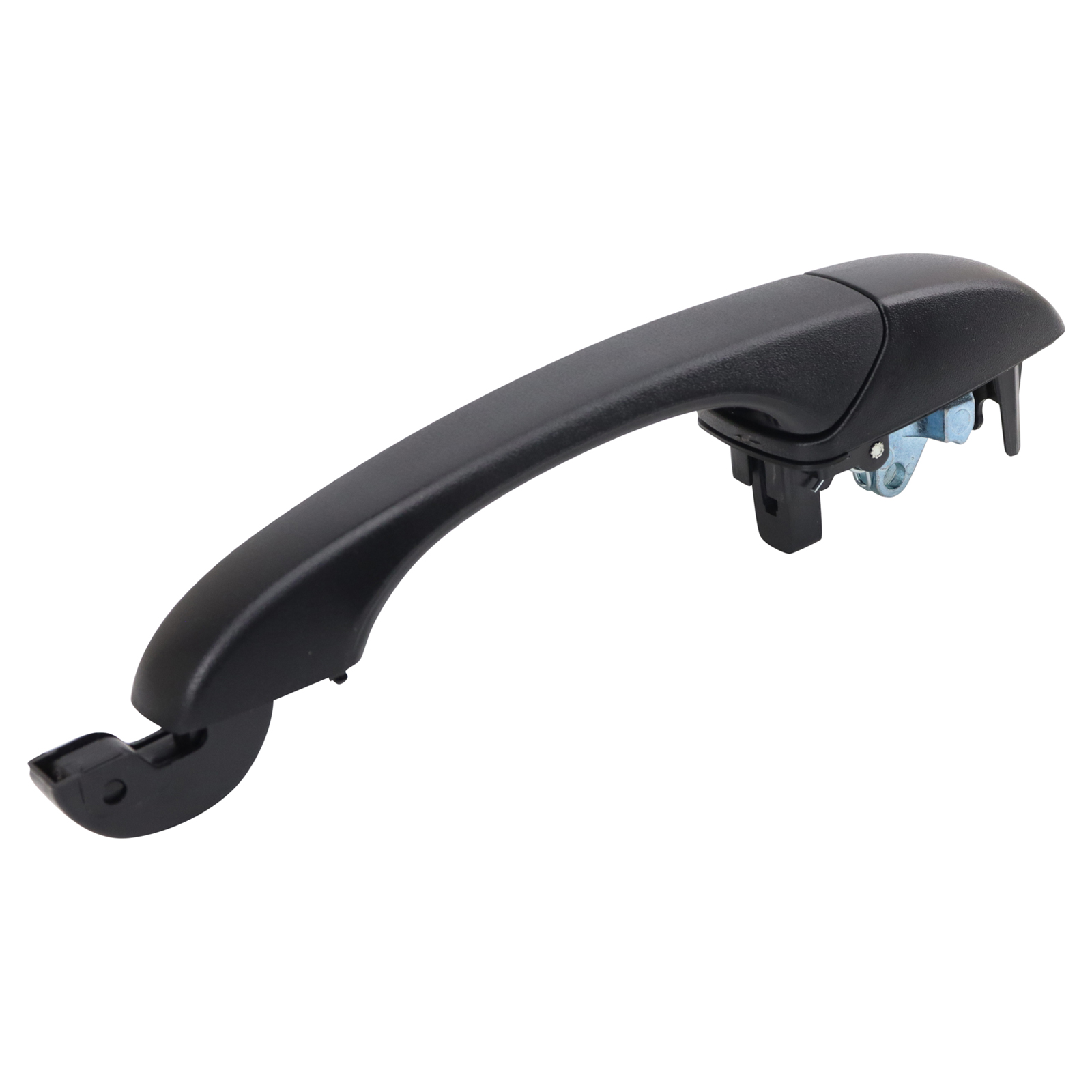 TRQ Exterior Door Handle Black Black, Textured Rear Compatible with 2008-2016 Chrysler Town & Country 2008-2018 Dodge Grand Caravan