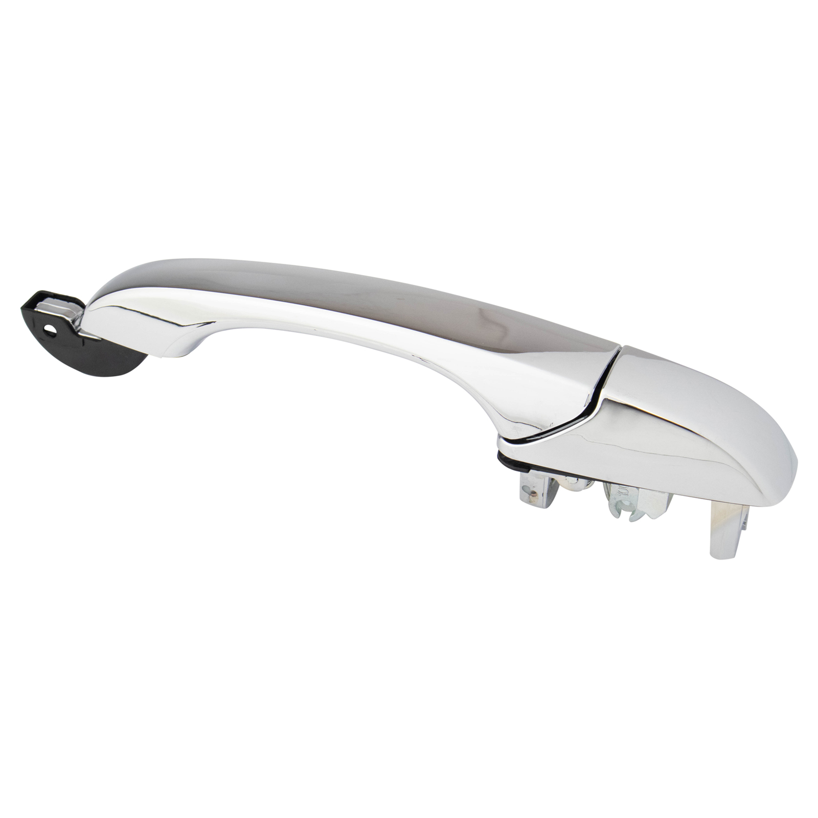 TRQ Exterior Door Handle Chrome Chrome Rear Compatible with 2008-2016 Chrysler Town & Country 2008-2018 Dodge Grand Caravan