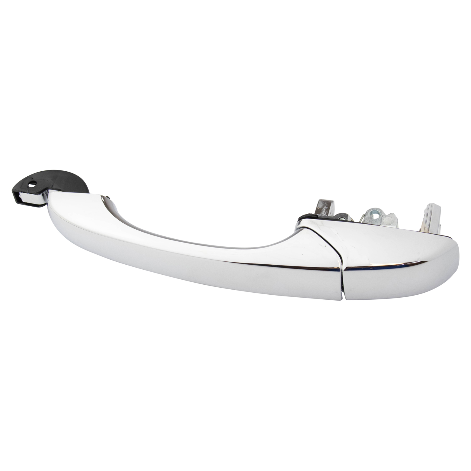 TRQ Exterior Door Handle Chrome Chrome Rear Compatible with 2008-2016 Chrysler Town & Country 2008-2018 Dodge Grand Caravan
